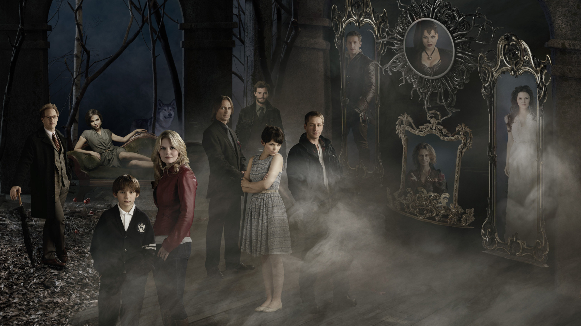 C'era una volta, Once Upon a Time, Cast, Nebbia, Full HD, wallpaper per PC