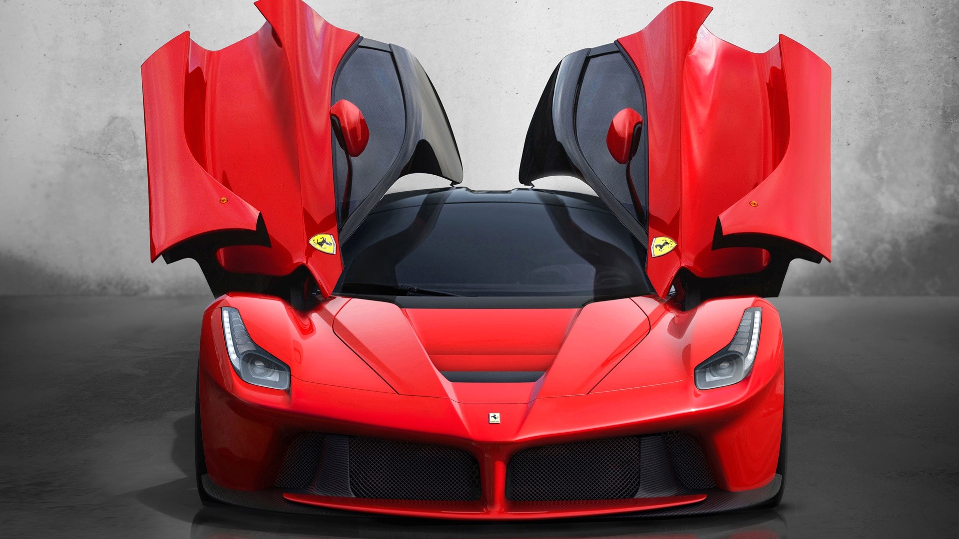 LaFerrari, Ferrari, Portiere ad ali di gabbiano, Hypercar, Full HD, sfondo per portatile