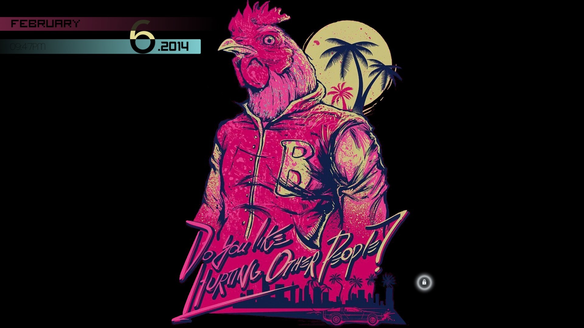 Jacket, Richard, Hotline Miami, Do You Like Hurting Other People?, Sfondo nero, wallpaper desktop