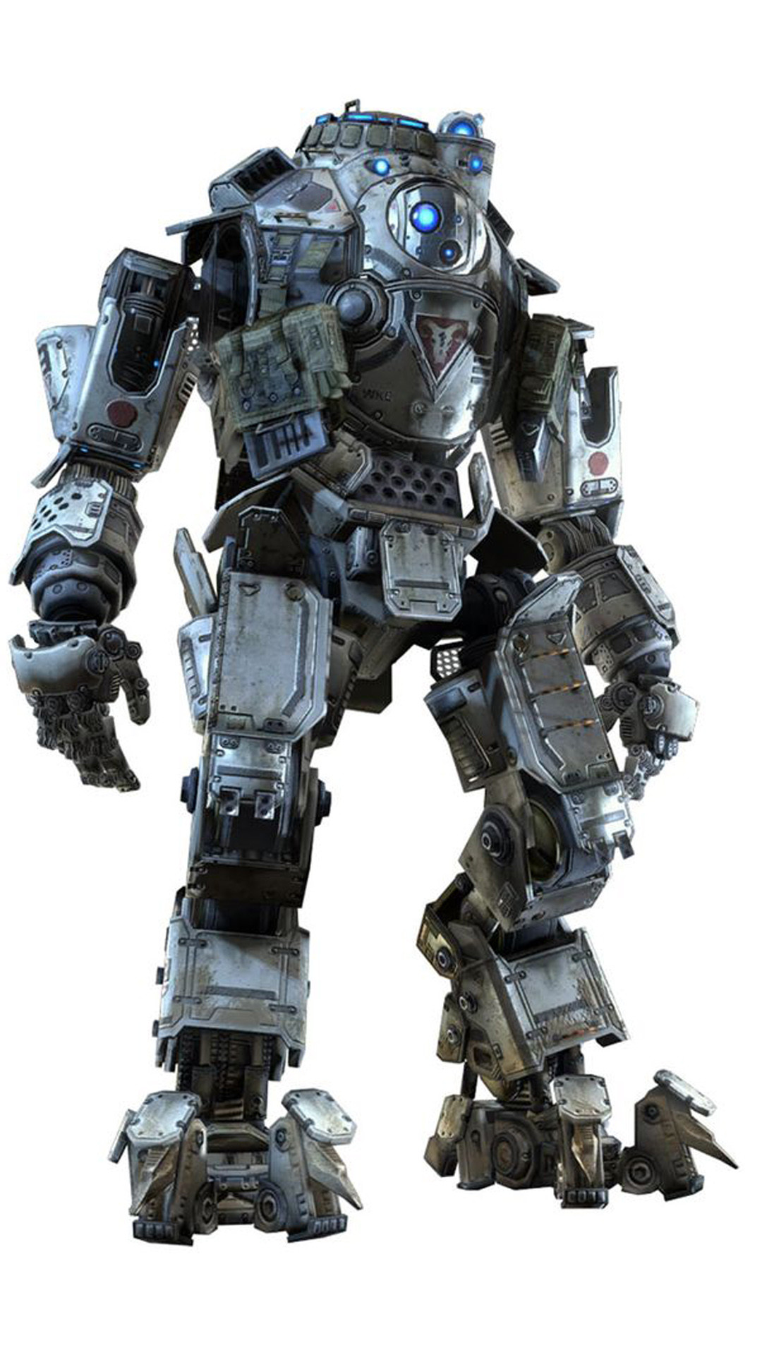 Titanfall, Atlas, Titano, Sfondo bianco, Full HD, schermata di blocco del cellulare