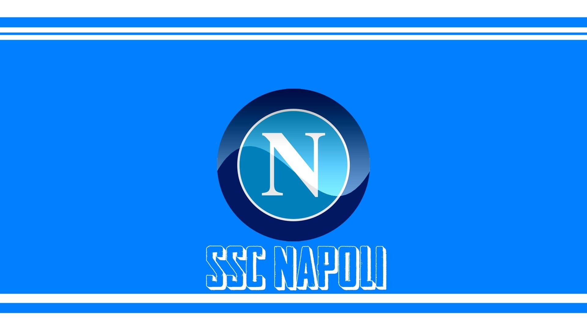 SSC Napoli, Stemma del Napoli, Logo, Azzurro, Full HD, sfondo per PC