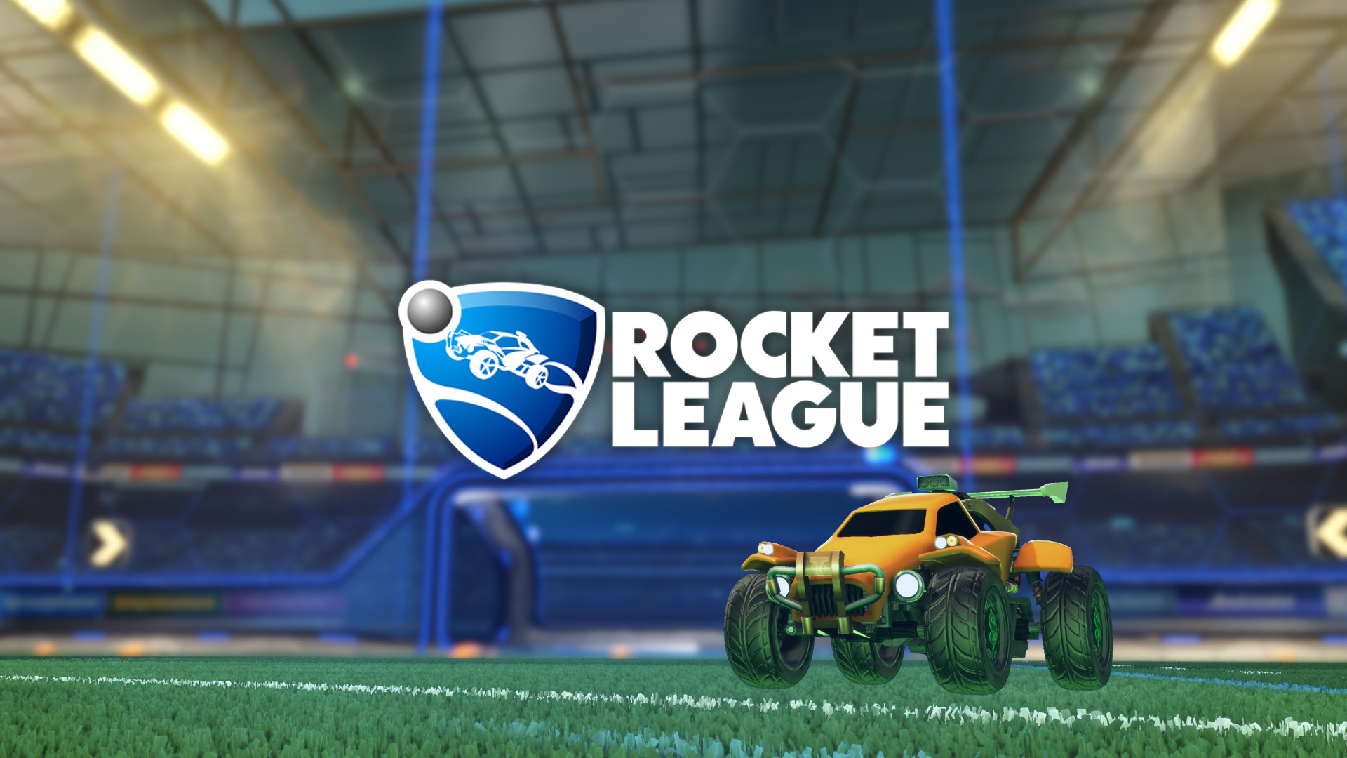 Rocket League, Logo, Octane, Stadio, Full HD, sfondo per PC