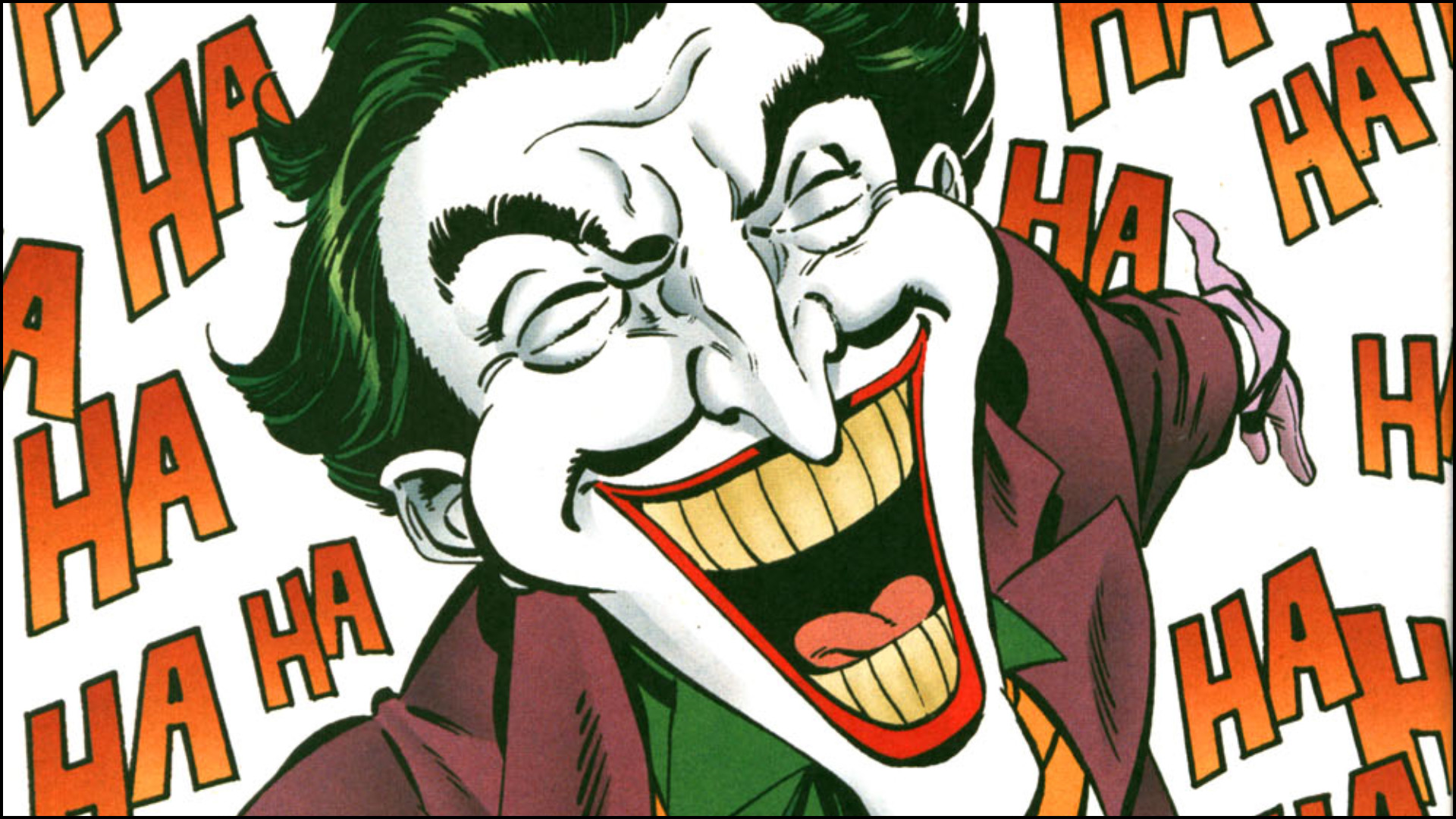 Joker, The Killing Joke, Fumetto, Risata, Ha ha ha, 1920x1080, sfondo per PC