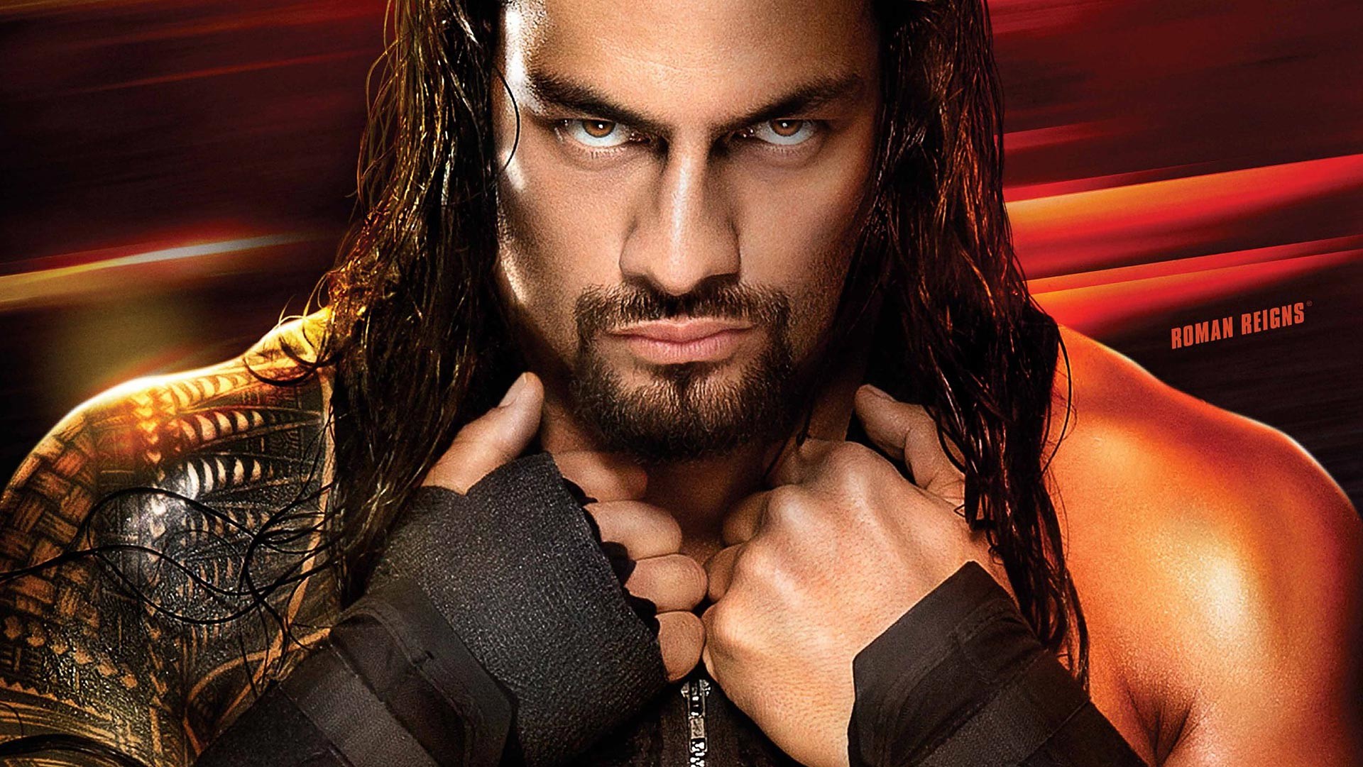 Roman Reigns, WWE, Primo piano, Rosso, Full HD, sfondo desktop