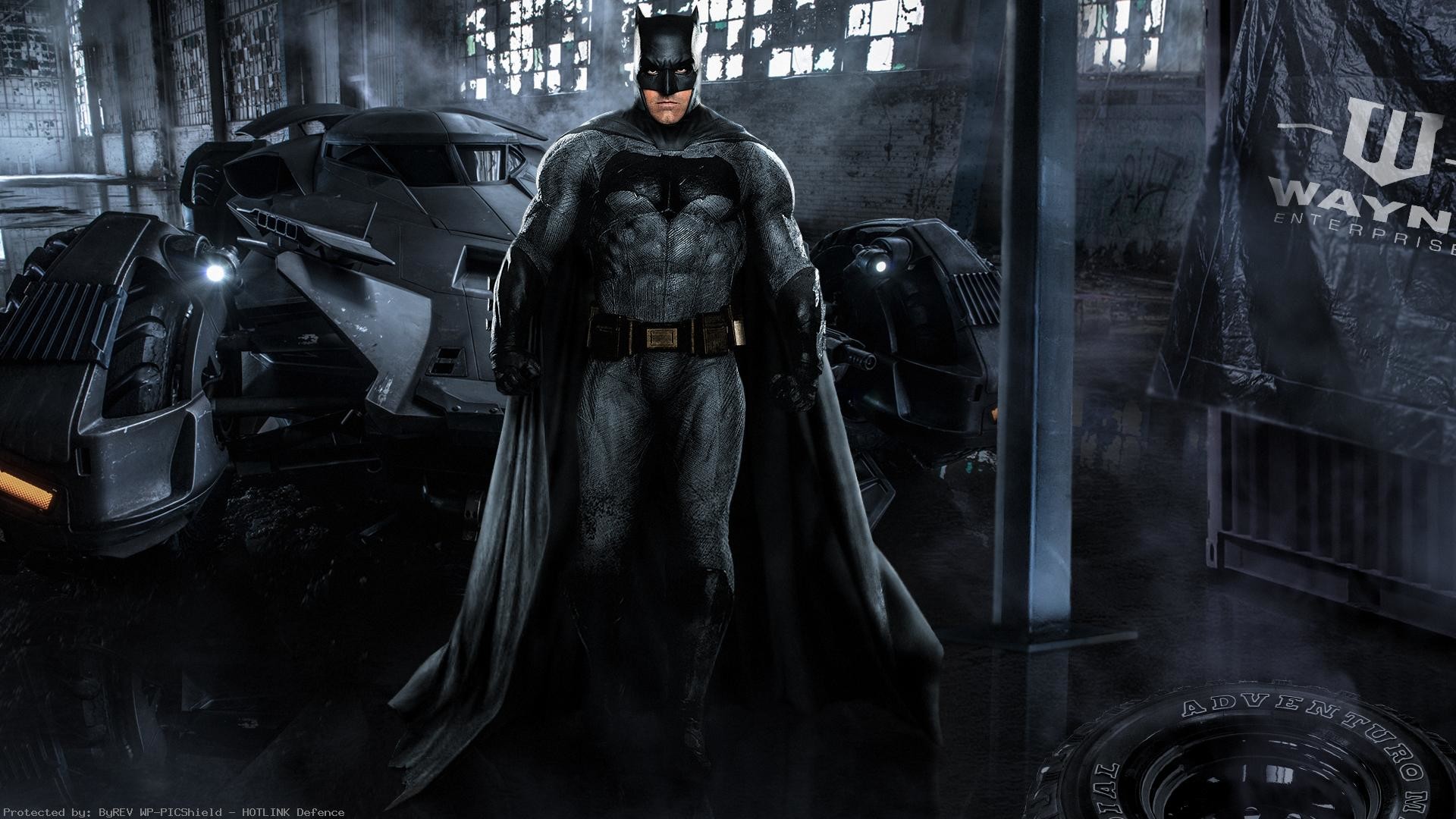Batman, Batmobile, Ben Affleck, Wayne Enterprises, 1920x1080, sfondo per PC