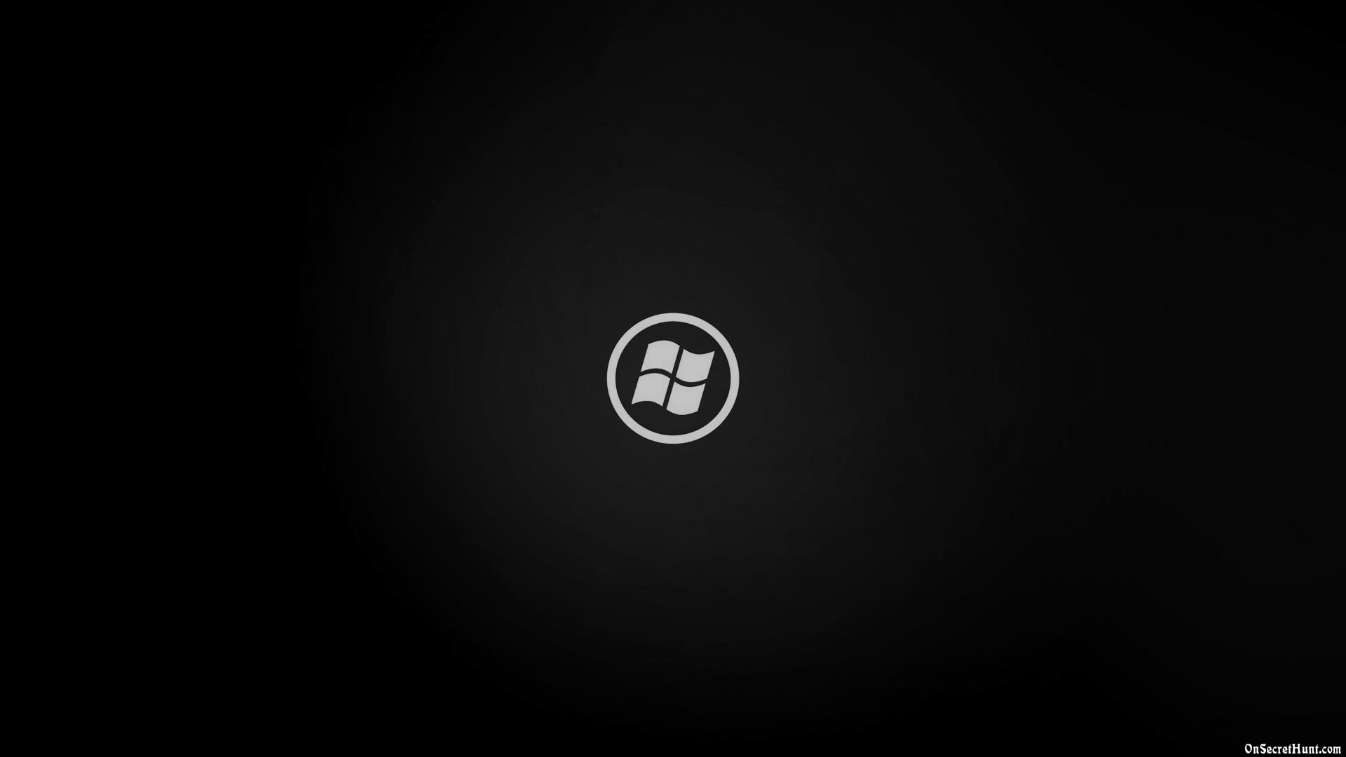 Logo Windows, Windows, Sfondo nero, Minimalista, Full HD, wallpaper per portatile