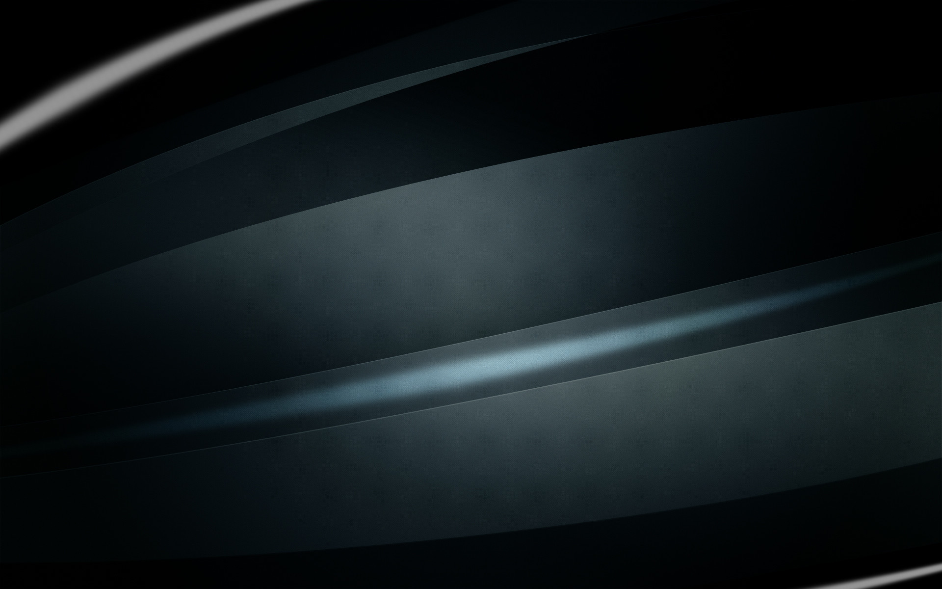 Curve astratte, Nero, Luce azzurra, 16:10 Full HD, sfondo widescreen