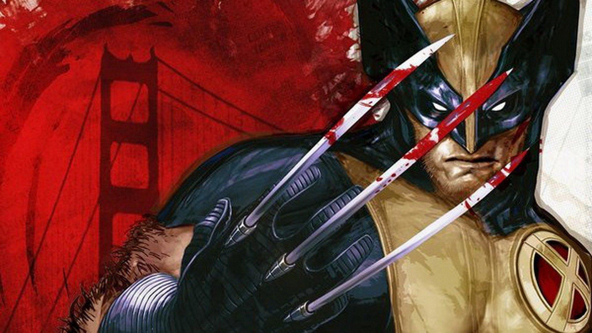 Wolverine, Golden Gate Bridge, Marvel Comics, Artigli, 1920x1080, sfondo per PC