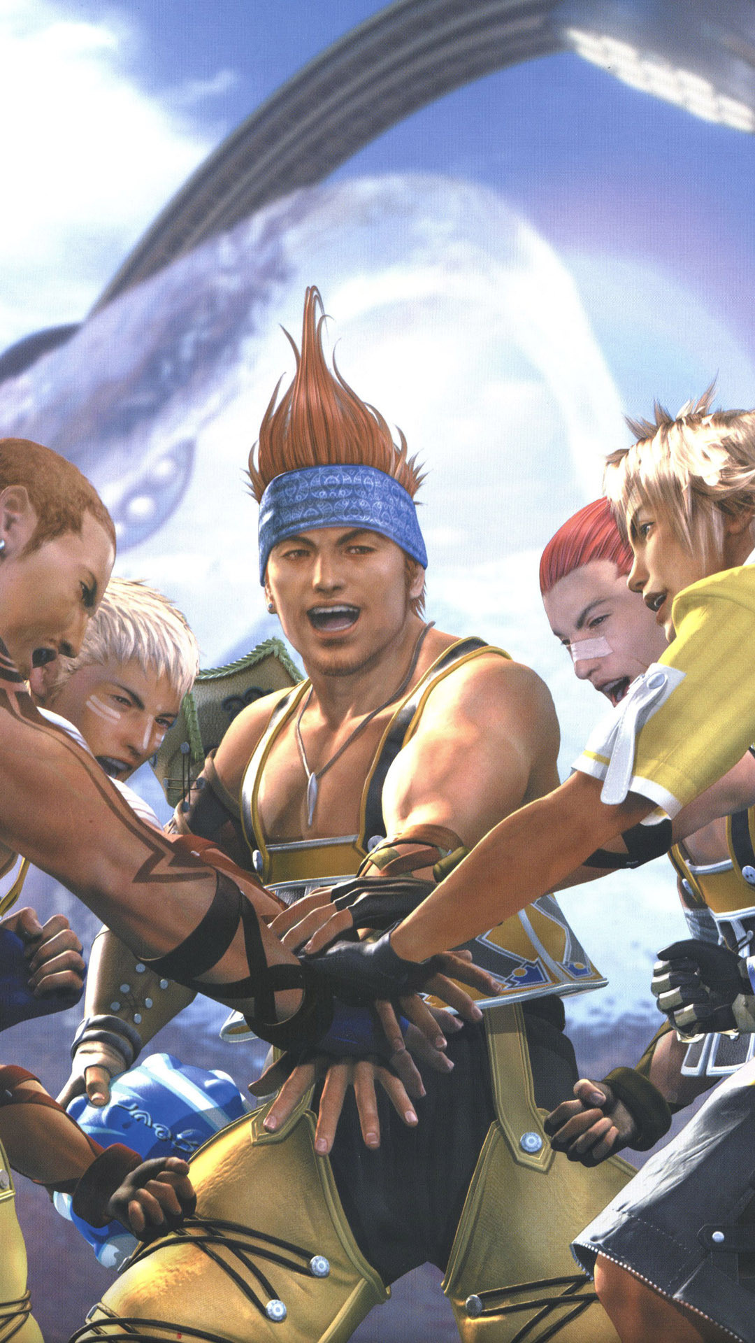 Wakka, Tidus, Final Fantasy X, Blitzball, Squadra, Full HD, sfondo per iPhone e Android