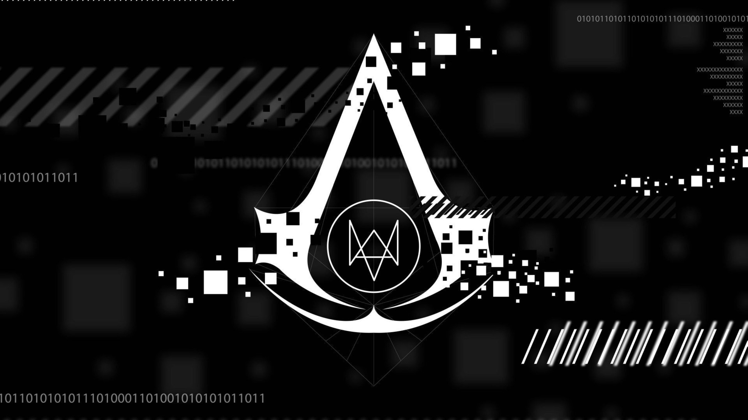 Watch Dogs, Assassin's Creed, Logo, Crossover, Full HD, sfondo per PC e portatile