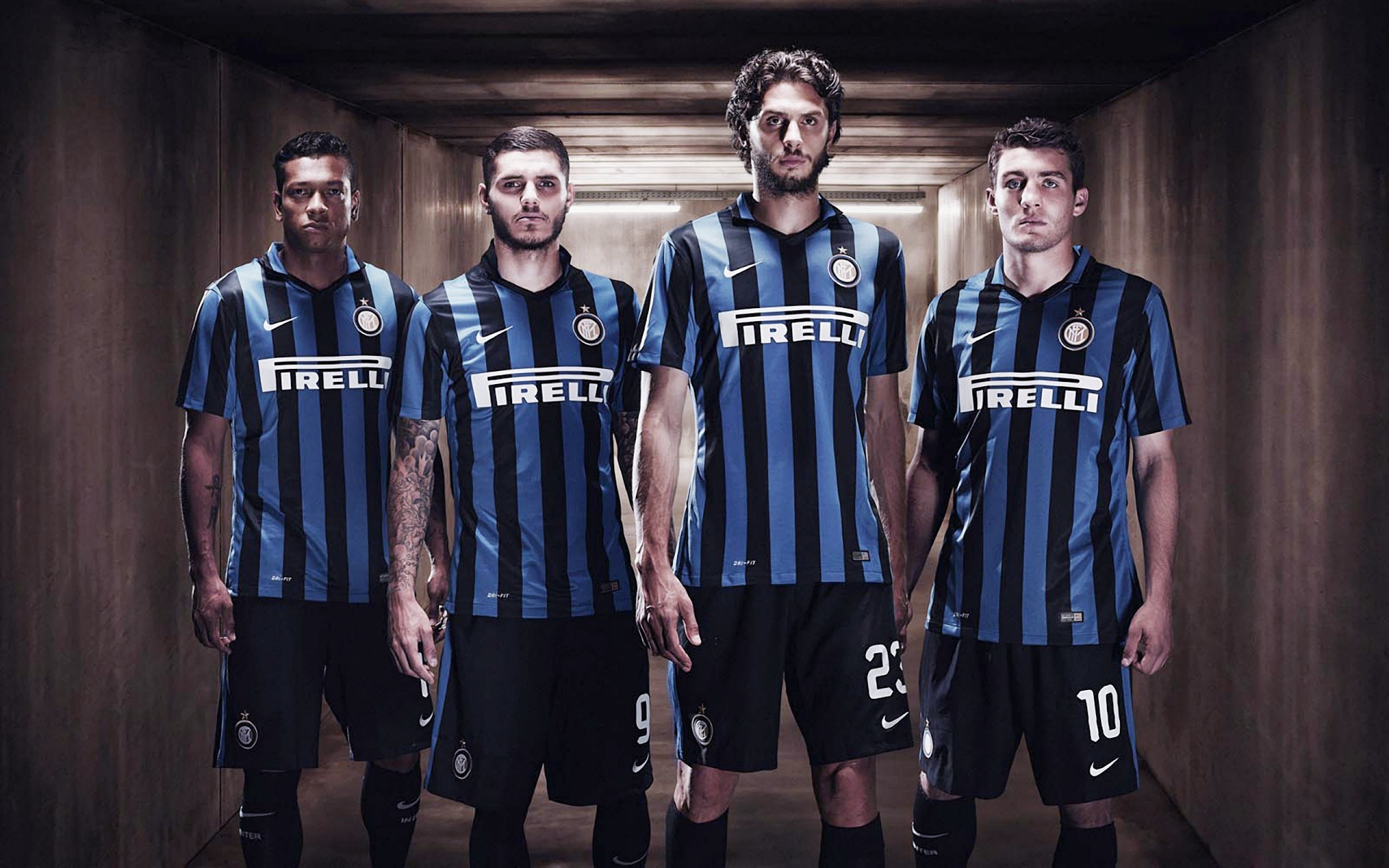 Inter, Mauro Icardi, Maglia 2015/16, Tunnel, 2K, sfondo per PC e portatile