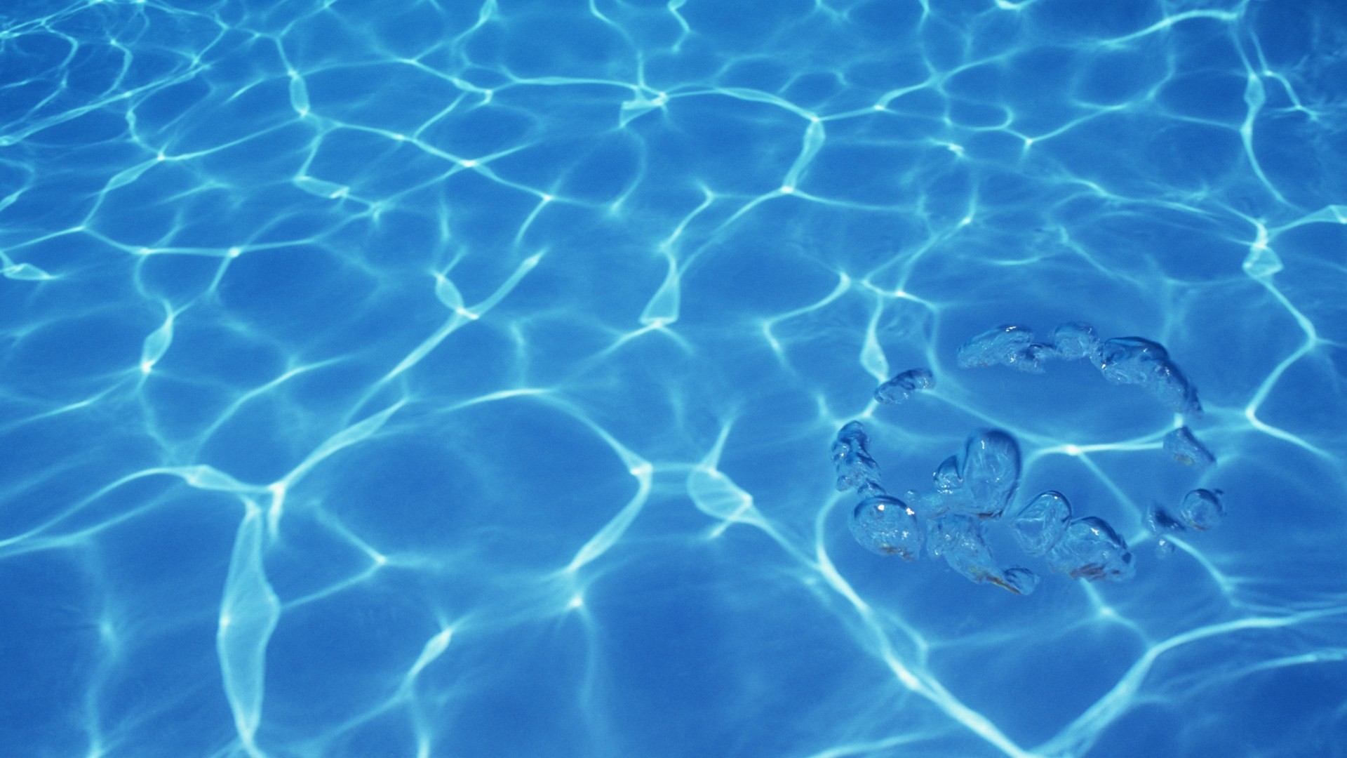 Piscina, Riflessi dell'acqua, Azzurro, Full HD, sfondo per PC