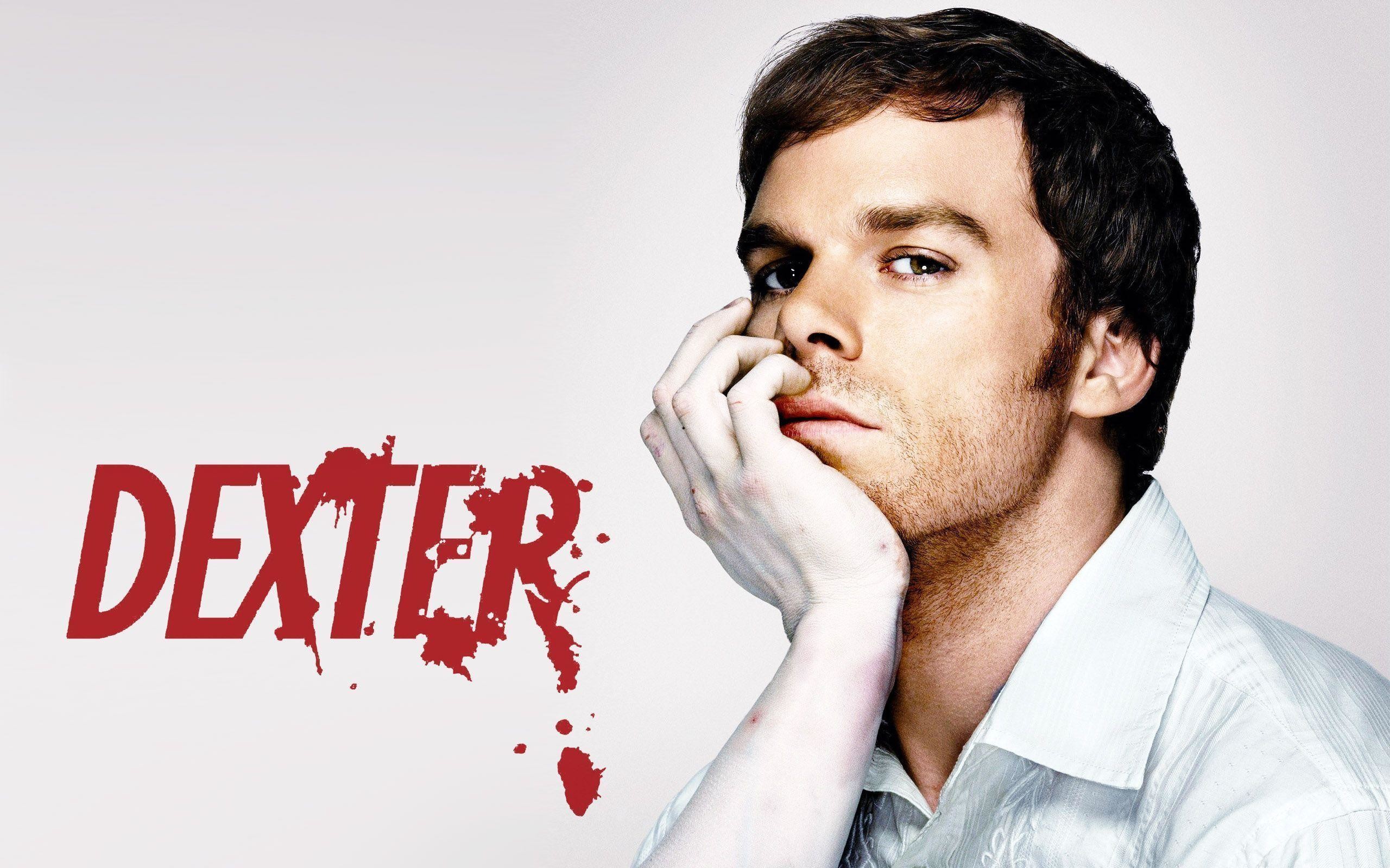 Dexter Morgan, Michael C. Hall, Dexter, Logo, Sfondo bianco, 2560x1600, wallpaper desktop