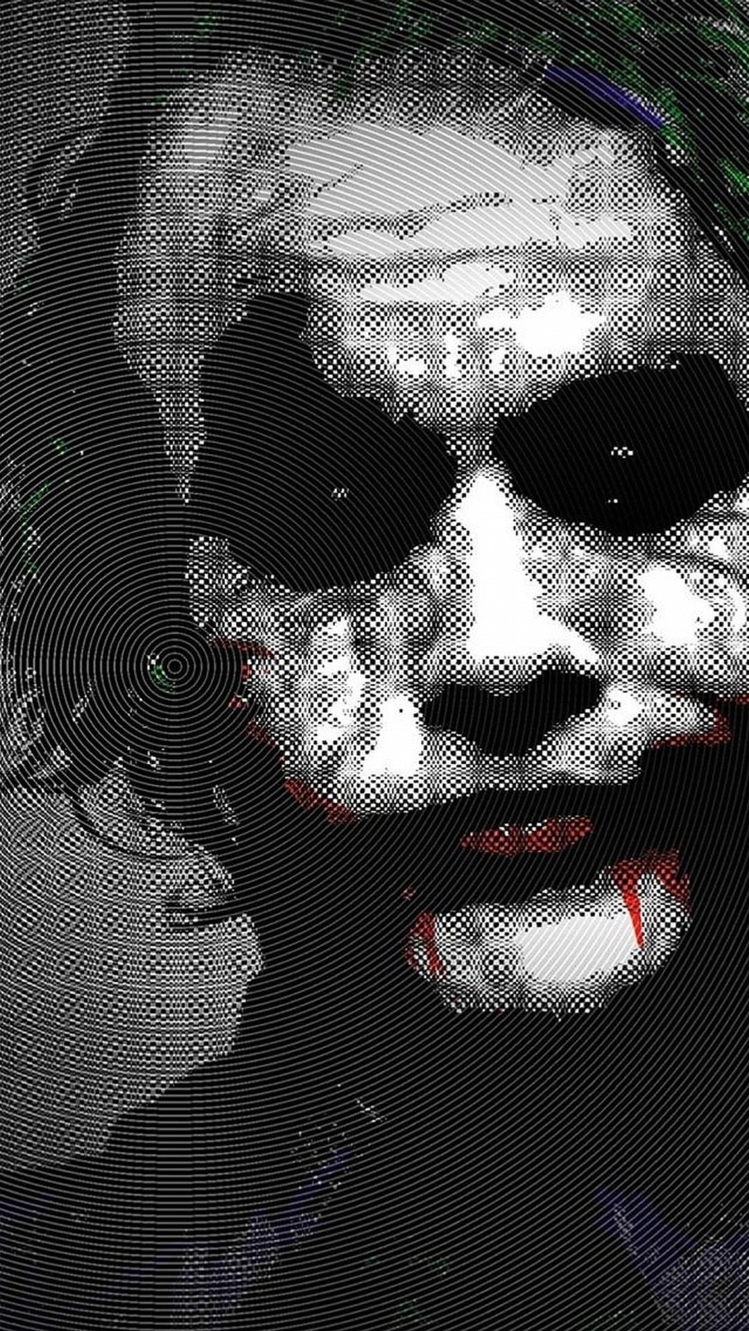 Joker, Heath Ledger, Il cavaliere oscuro, Mezzatinta, Full HD, schermata di blocco del cellulare