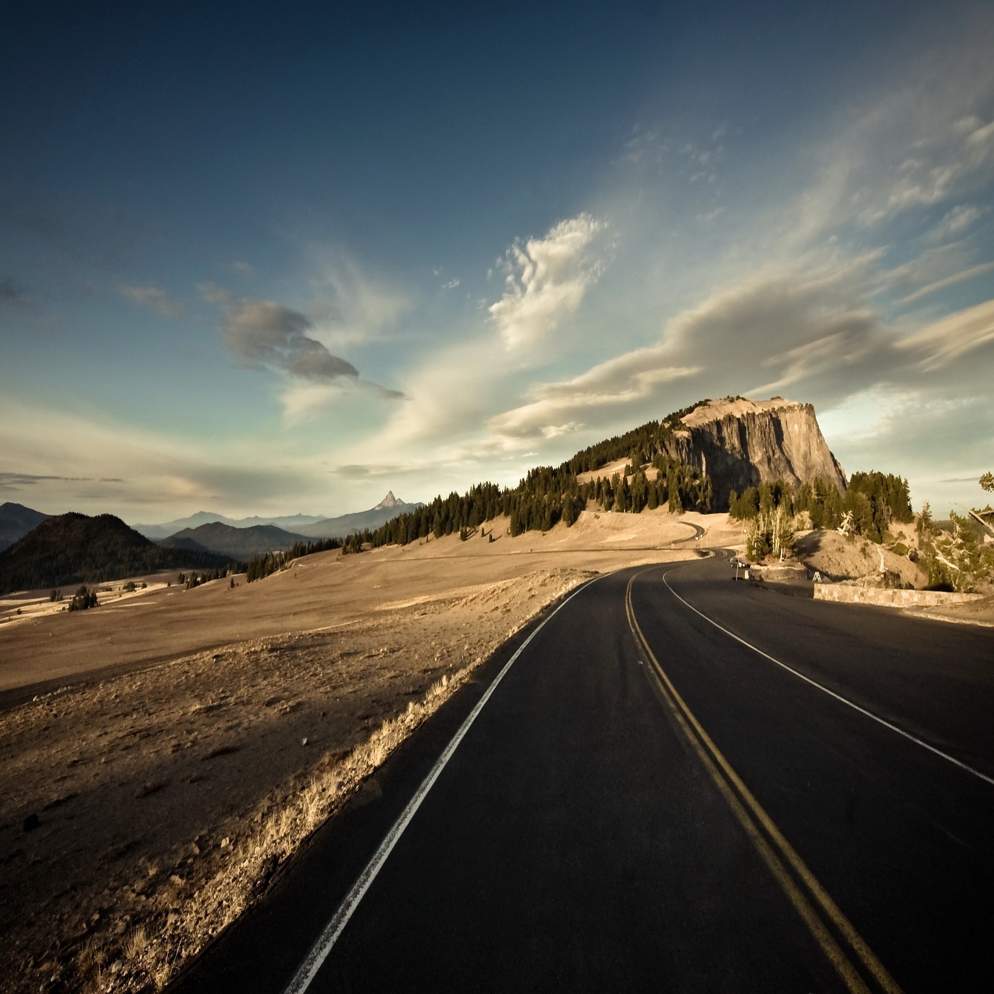 Strada, Deserto, Tramonto, Cielo, sfondo desktop PC