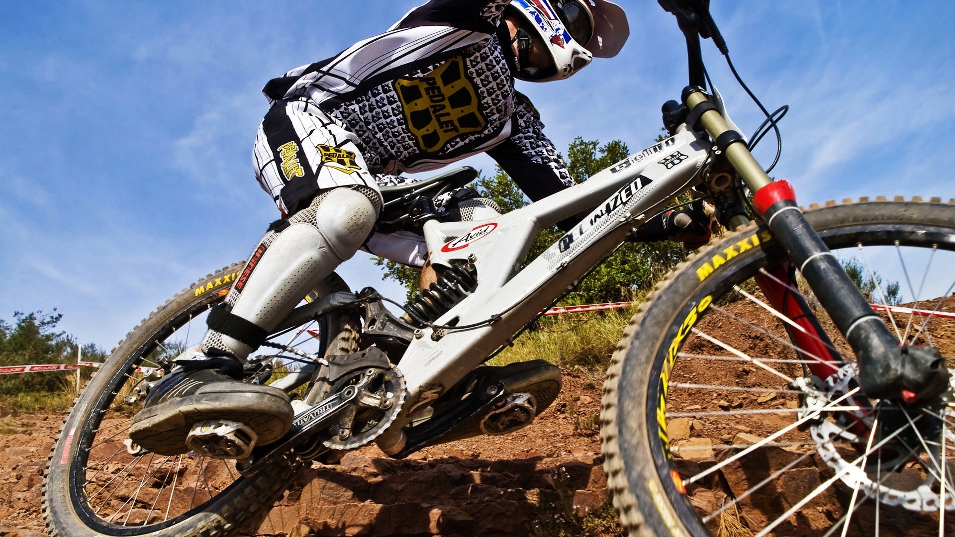 Downhill, Mountain bike, Pilota, 1920x1080, sfondo per PC