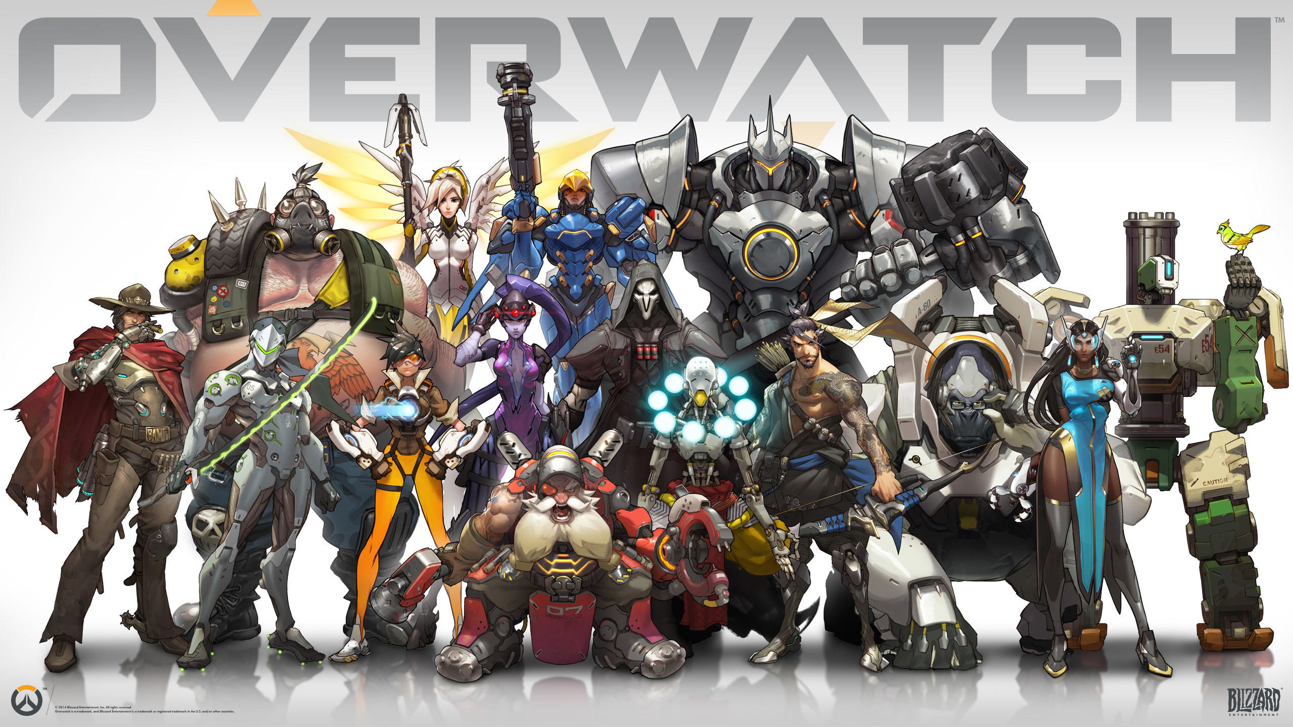 Overwatch, Eroi di Overwatch, Logo, Blizzard, 2K, sfondo Windows 11