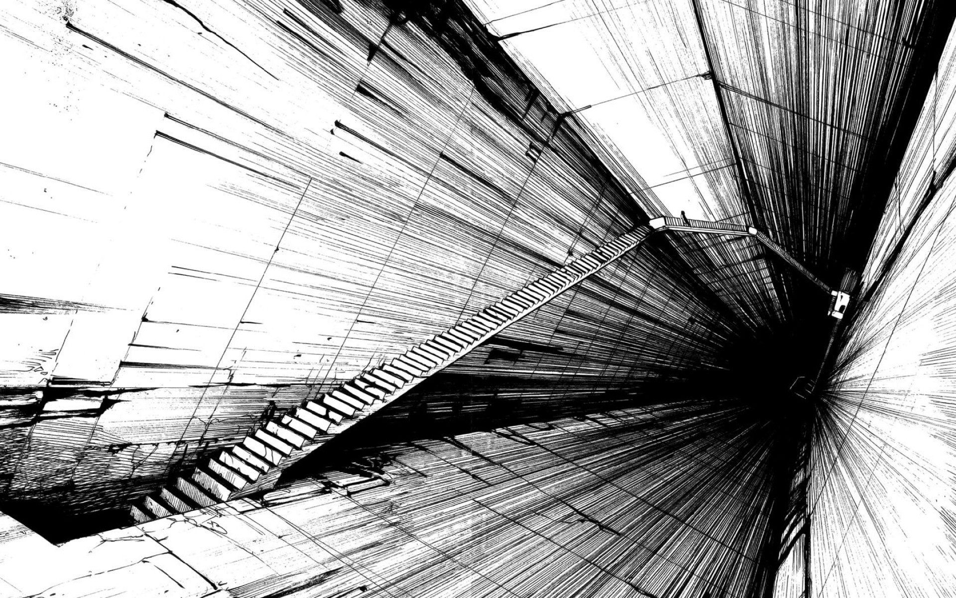 Linee, Arte astratta, Prospettiva, 1920x1200, sfondo MacBook Pro