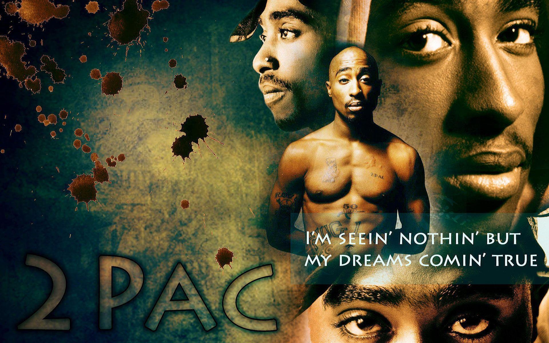 Tupac Shakur, 2Pac, Citazione, Collage, 1920x1200, sfondo MacBook Pro