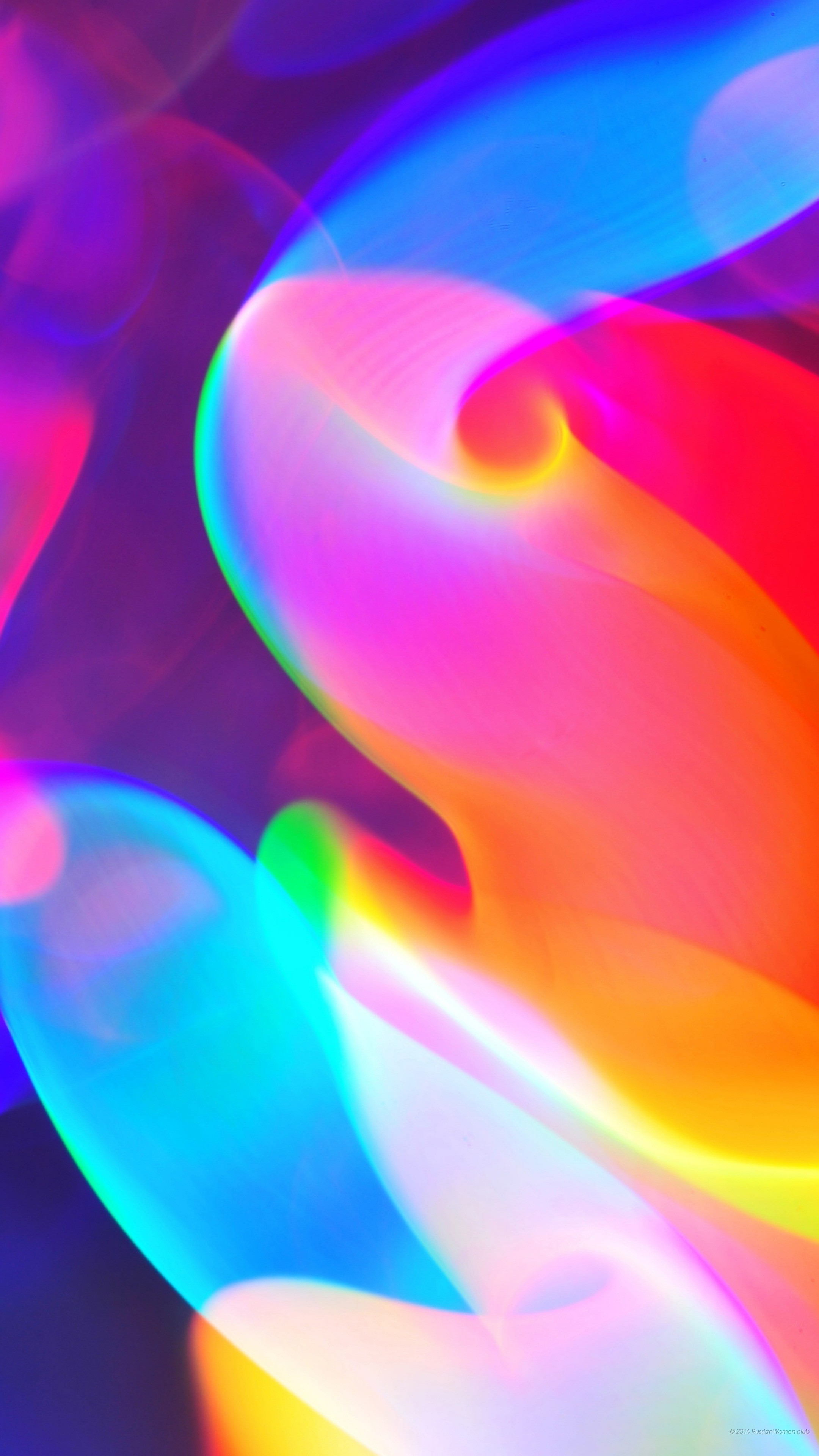 Astratto, Viola, Rosa, Forme fluide, QHD+, wallpaper per smartphone