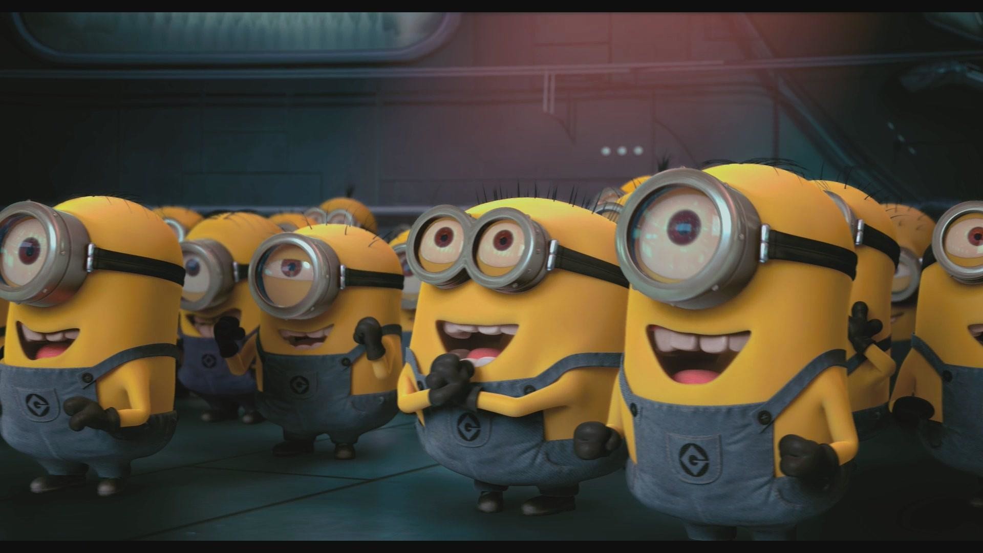 Minion, Cattivissimo me 2, Gruppo, 1920x1080, immagine di sfondo