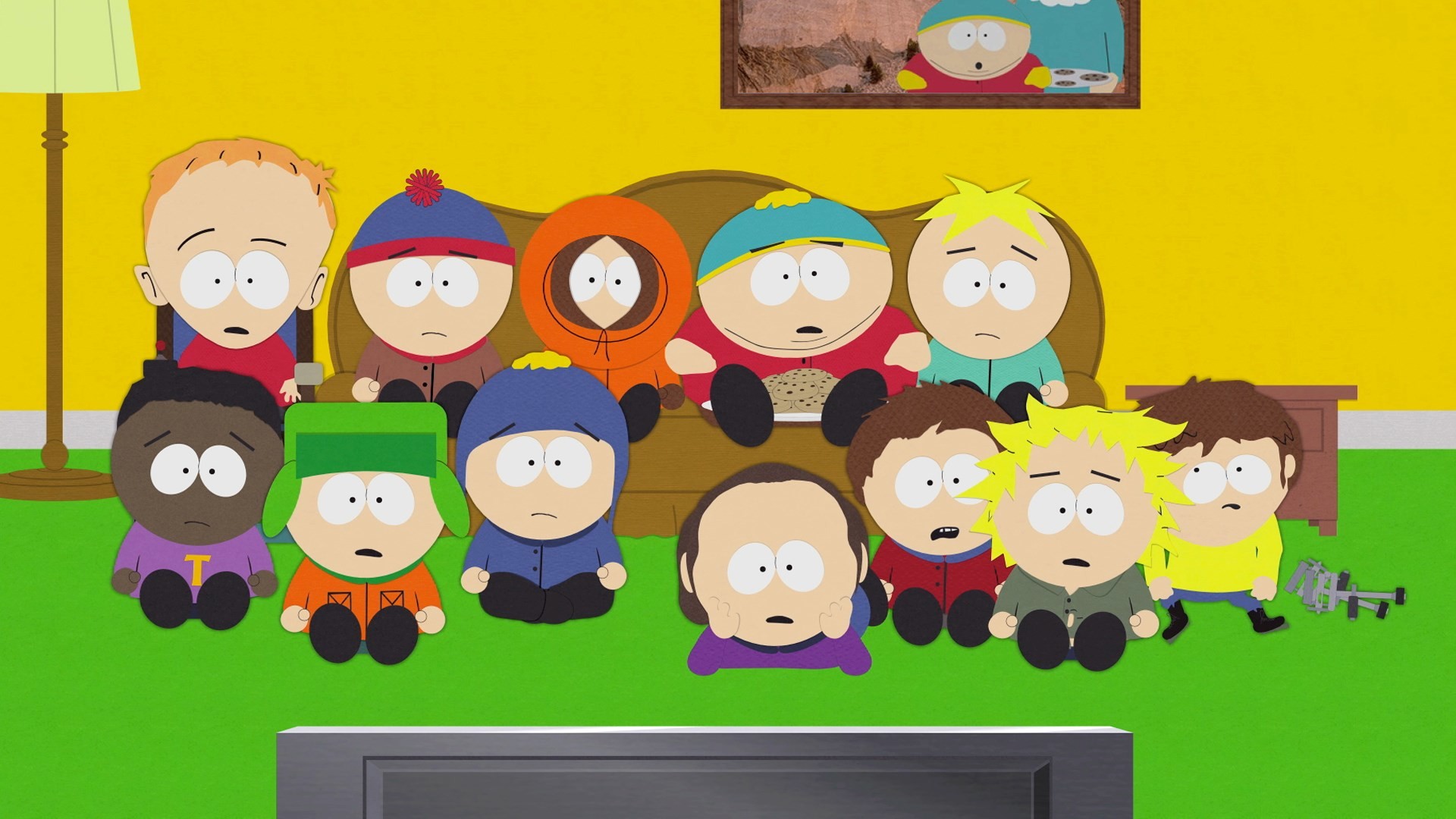 South Park, Personaggi, Classe, Divano, 1920x1080, sfondo per PC
