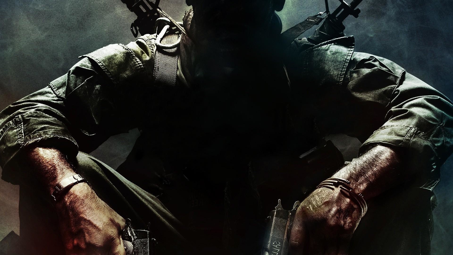 Call of Duty: Black Ops, Call of Duty, Soldato, Toni scuri, 16:9 Full HD, sfondo widescreen