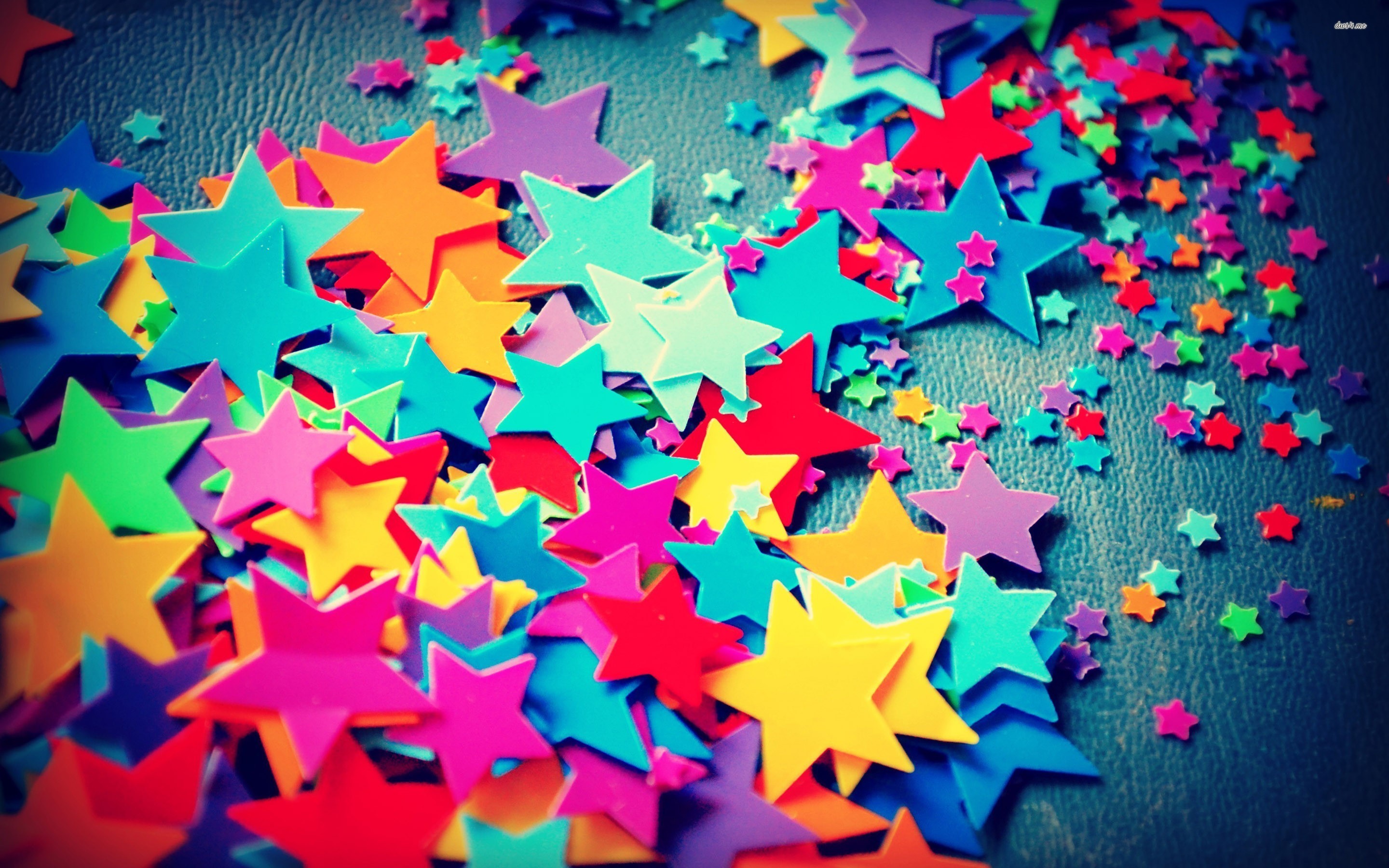 Stelle di carta, Coriandoli, Multicolore, 2880x1800, sfondo per PC