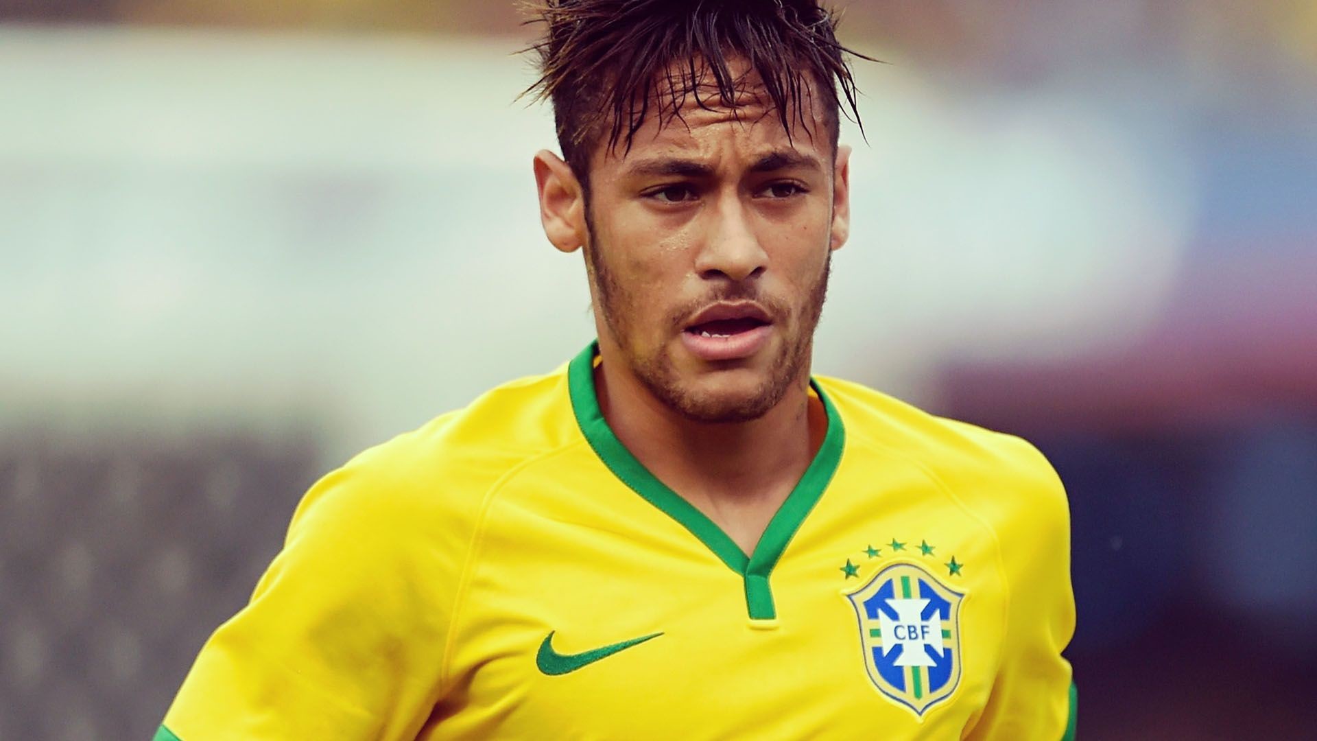 Neymar, Nazionale brasiliana, Primo piano, 1920x1080, sfondo per PC