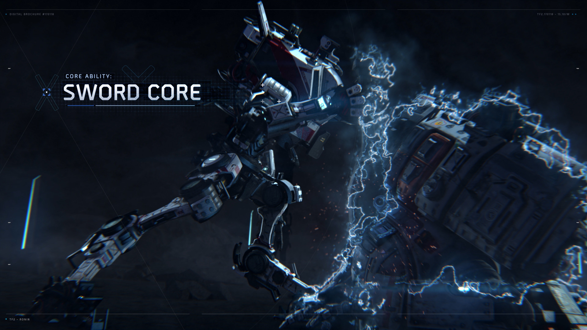 Titanfall 2, Ronin, Sword Core, Fulmini, Full HD, sfondo Windows 11