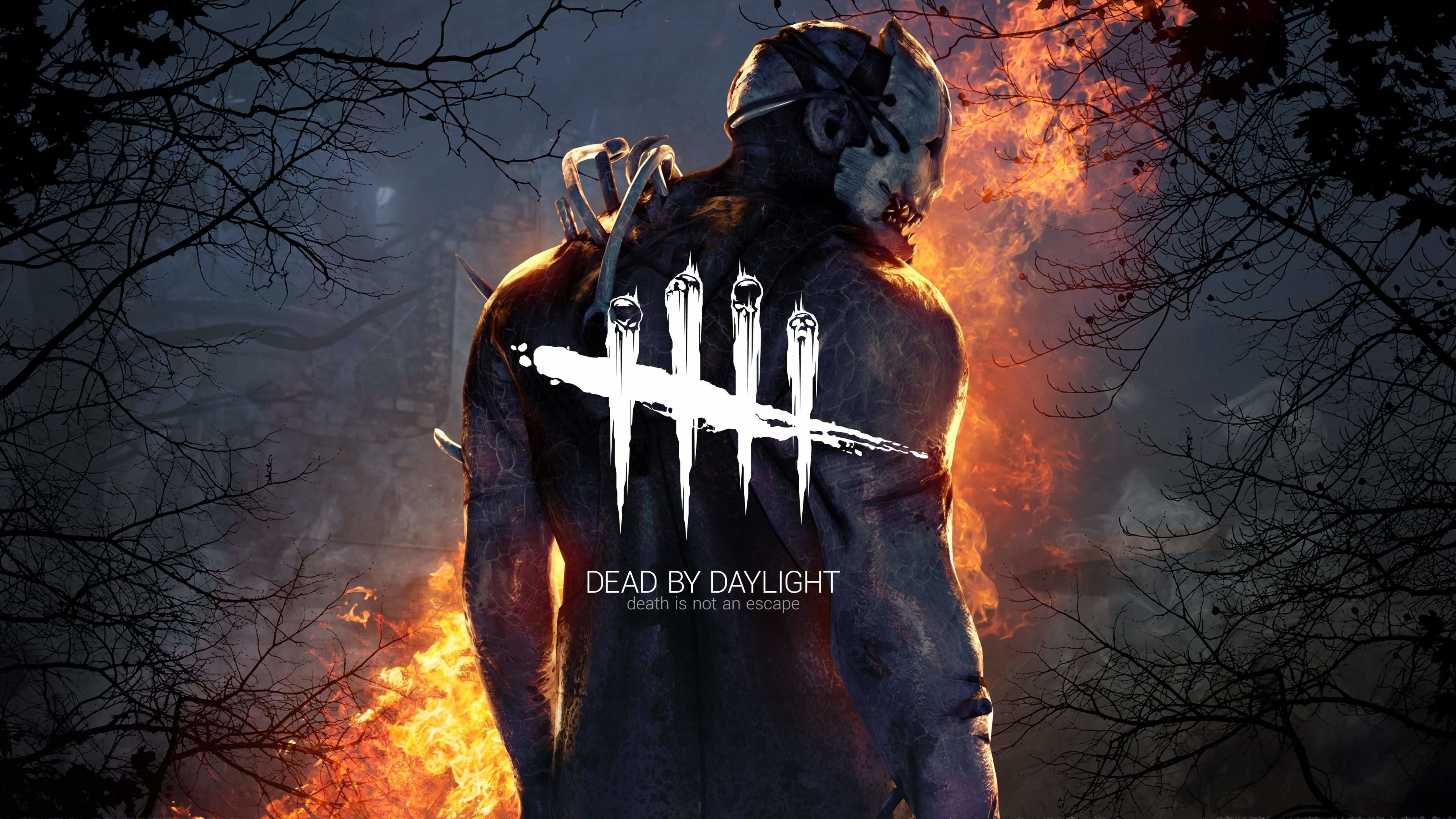 Dead by Daylight, Trapper, Fuoco, Horror, 4K, immagine di sfondo PC