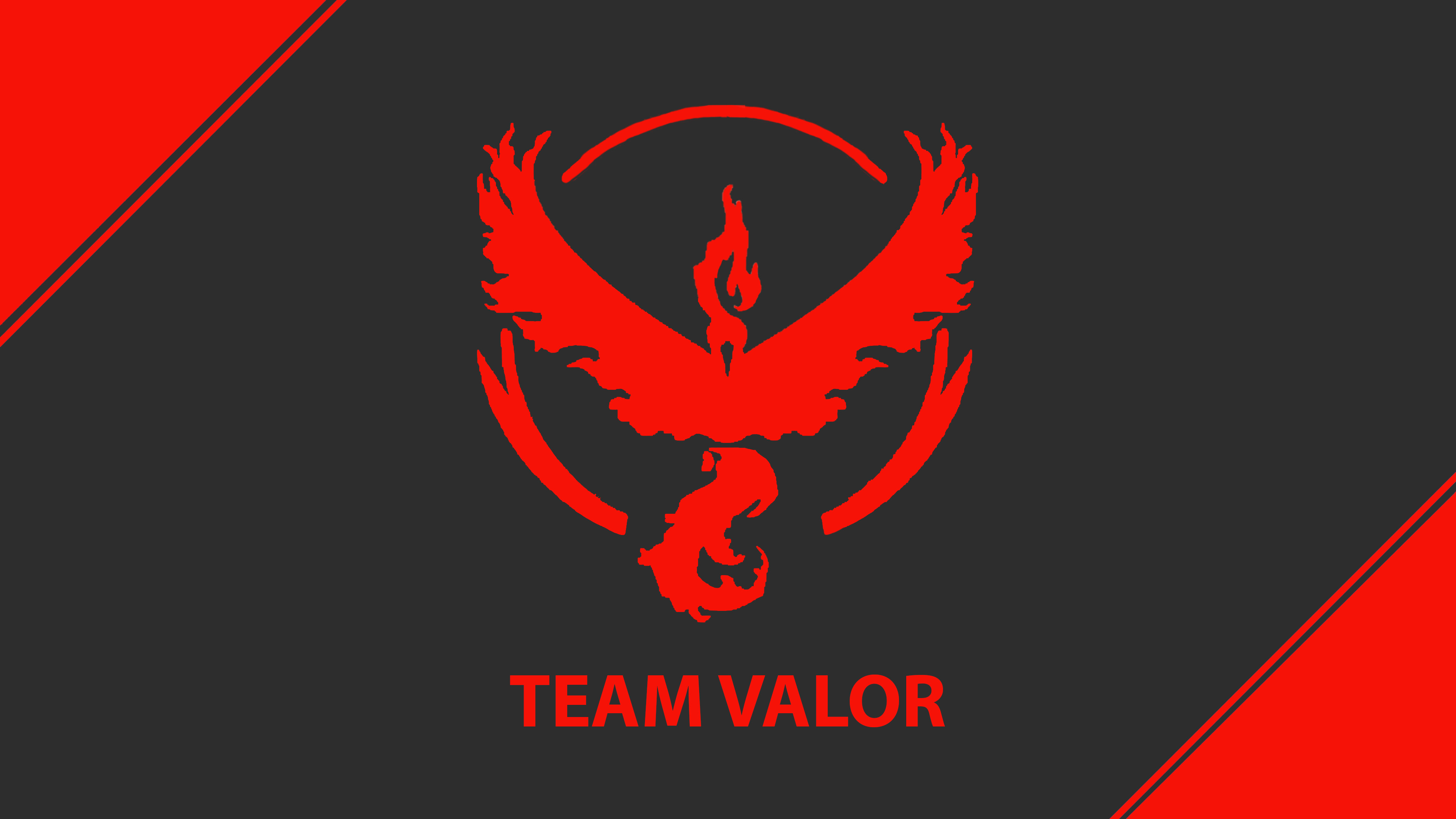 Team Valor, Pokémon GO, Logo, Rosso, 4K, sfondo Windows 11