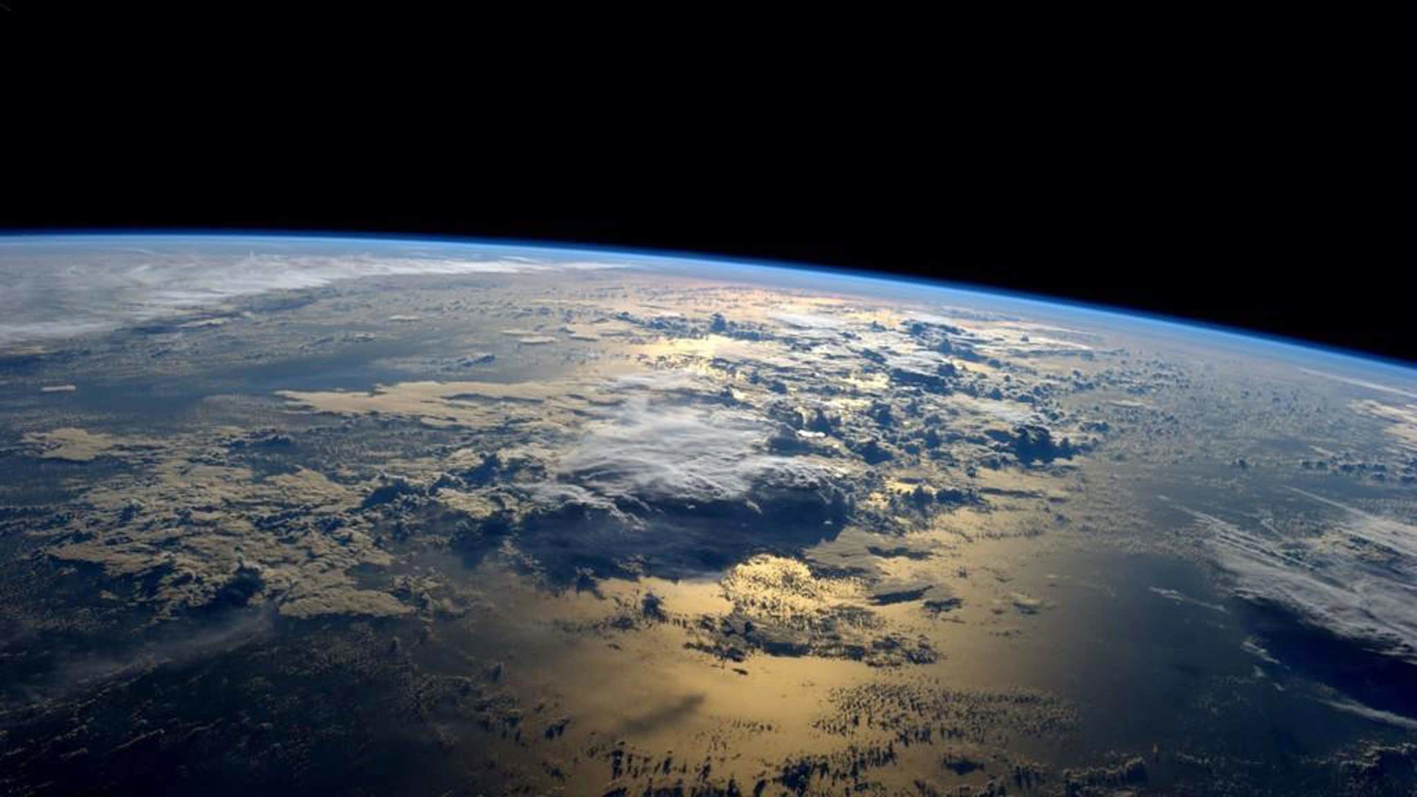 Terra, Nuvole, Vista orbitale, Atmosfera, Full HD, sfondo per portatile