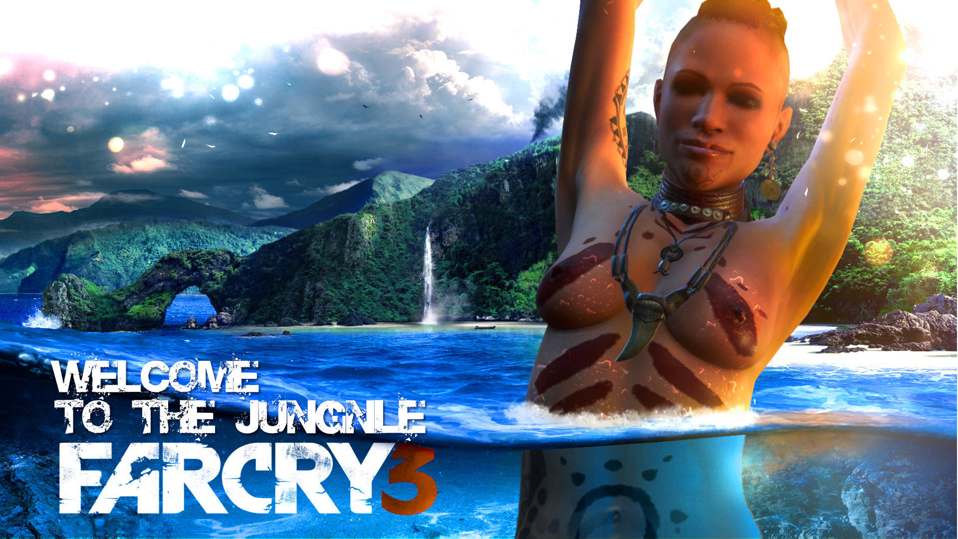 Citra Talugmai, Far Cry 3, Welcome to the Jungle, Tatuaggi, Full HD, sfondo Windows 11