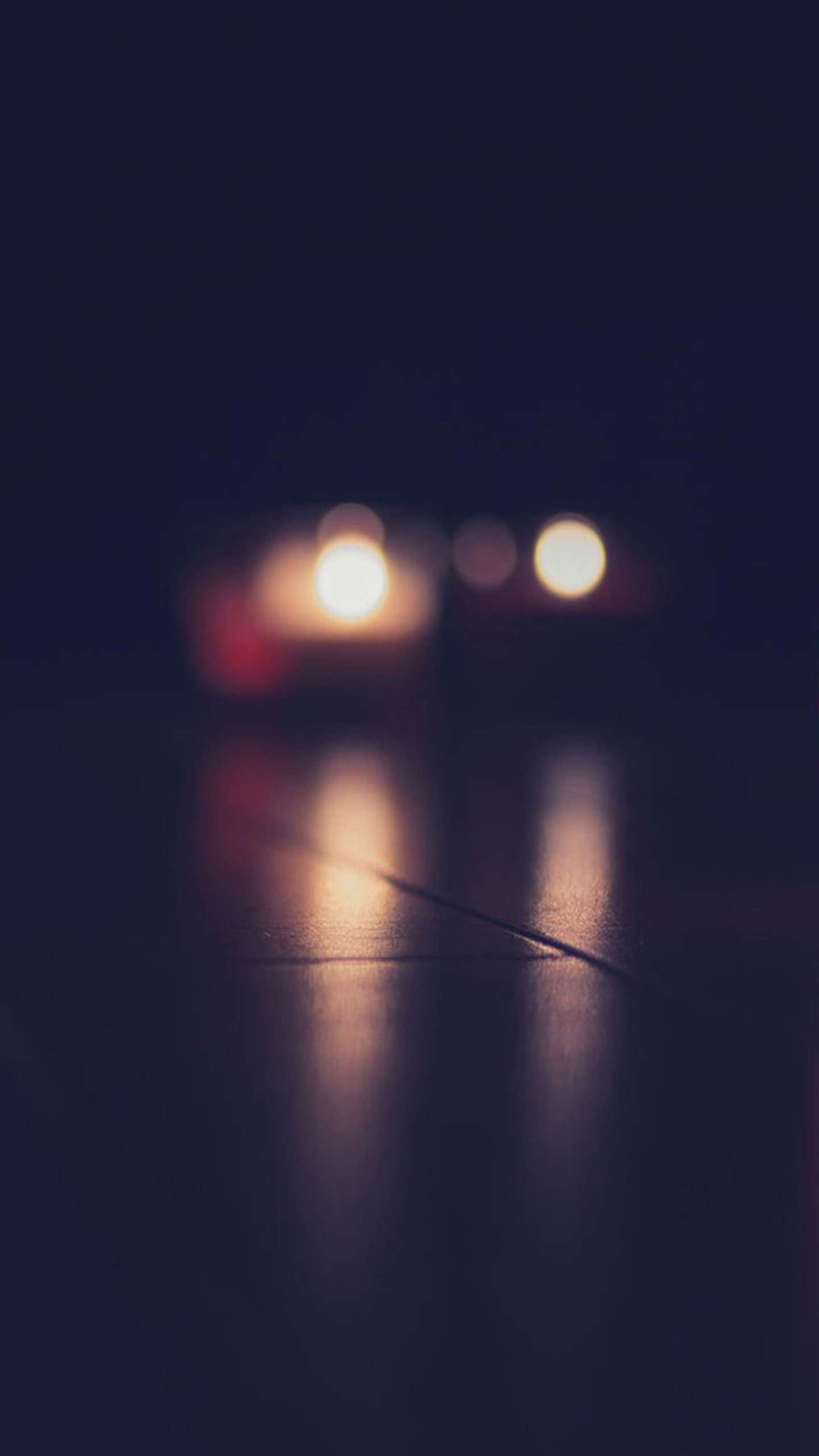 Luci sfocate, Bokeh, Notte, QHD+, schermata di blocco Galaxy S7