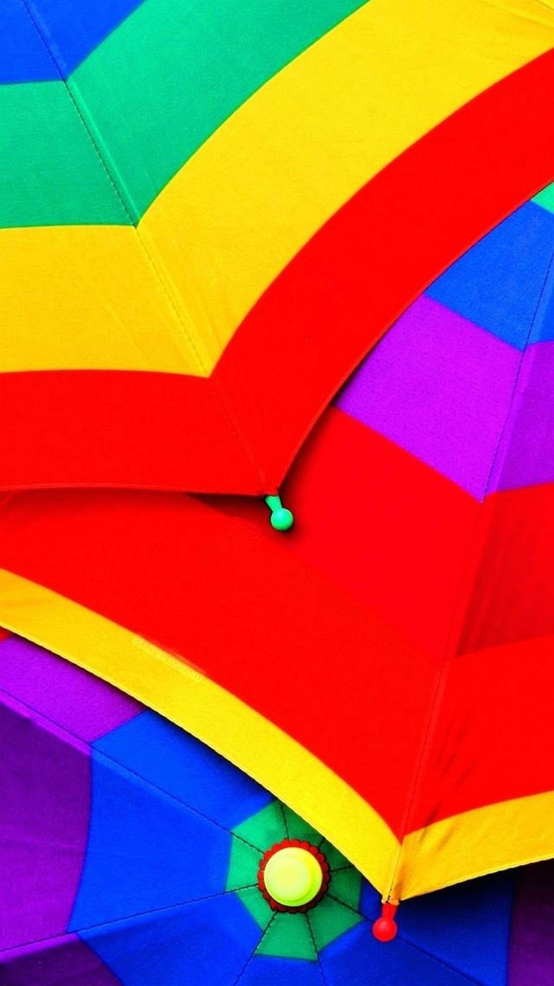 Ombrello colorato, Multicolore, Primo piano, sfondo per cellulare, iPhone e Android