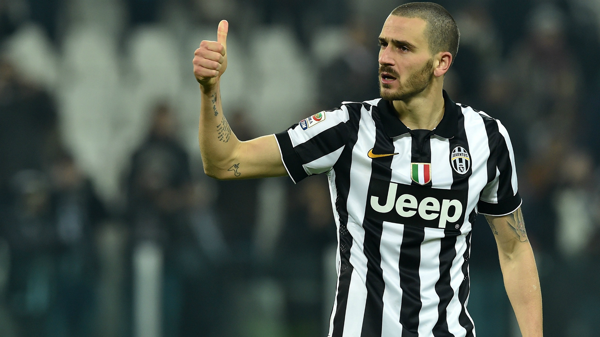 Juventus, Leonardo Bonucci, Pollice alzato, Maglia, Full HD, sfondo per PC e portatile