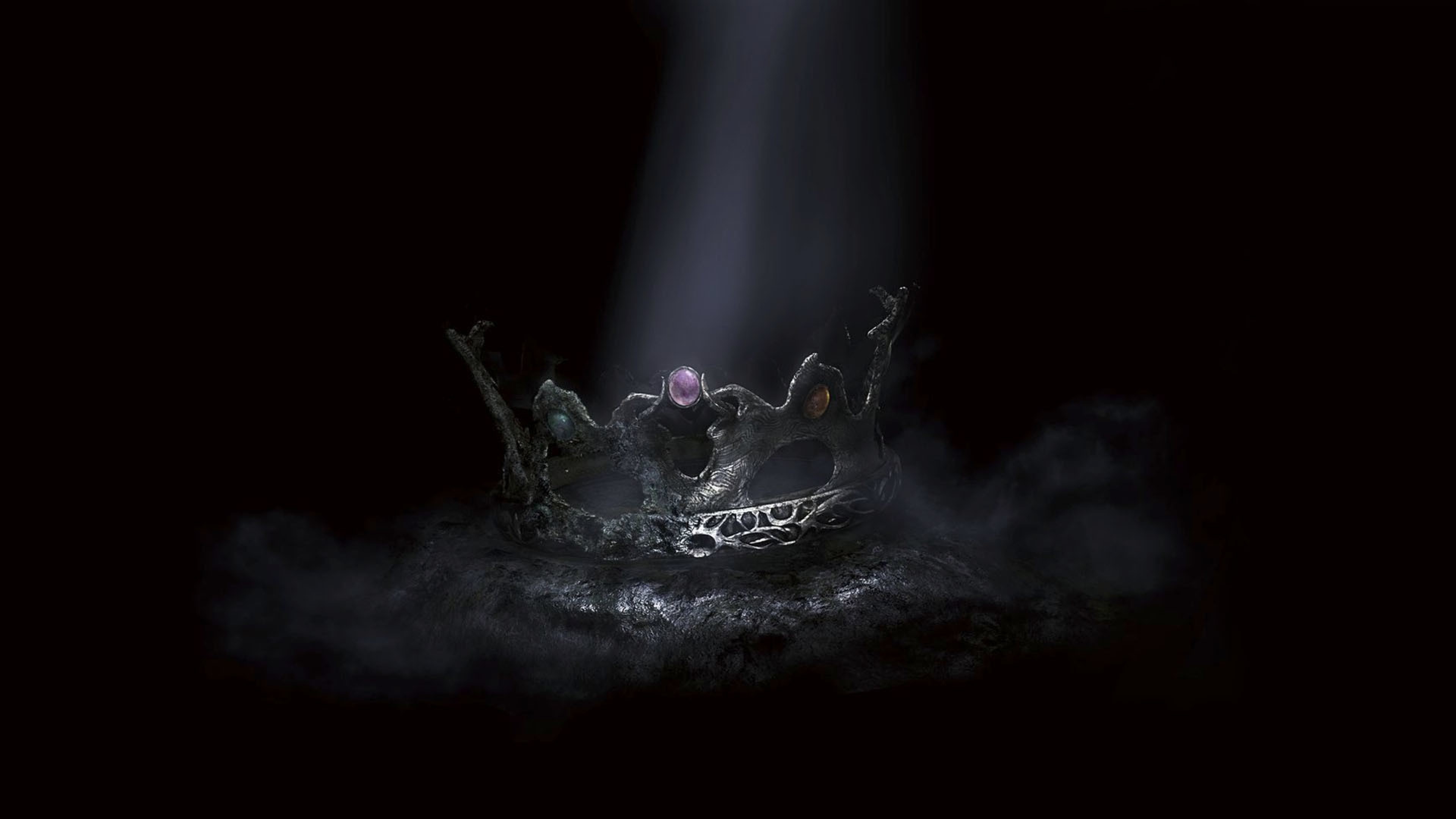 Dark Souls II, Corona, Raggio di luce, Buio, 16:9 4K, sfondo widescreen