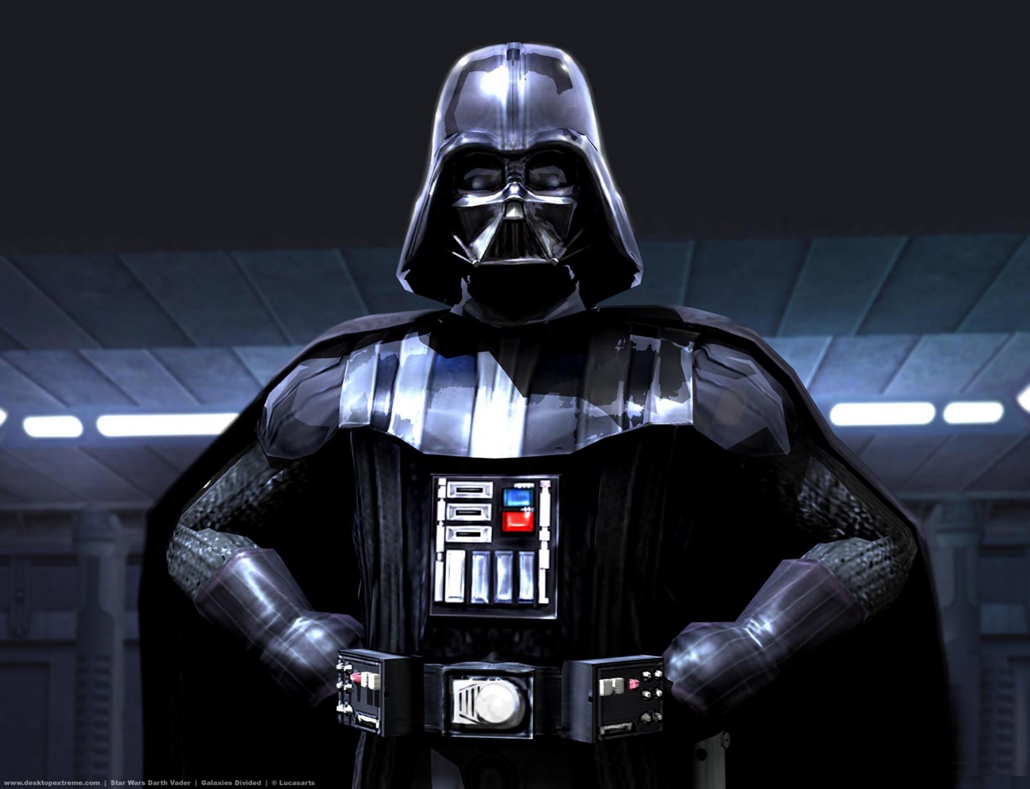 Darth Vader, Morte Nera, Mani sui fianchi, Star Wars, Full HD, sfondo desktop