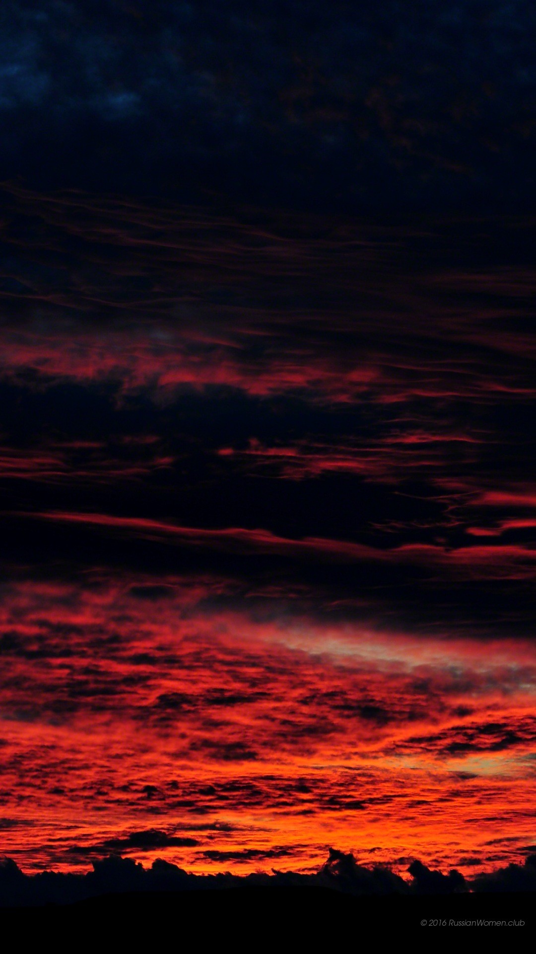 Nuvole, Tramonto, Cielo rosso, Crepuscolo, immagine di sfondo Asus Zenfone