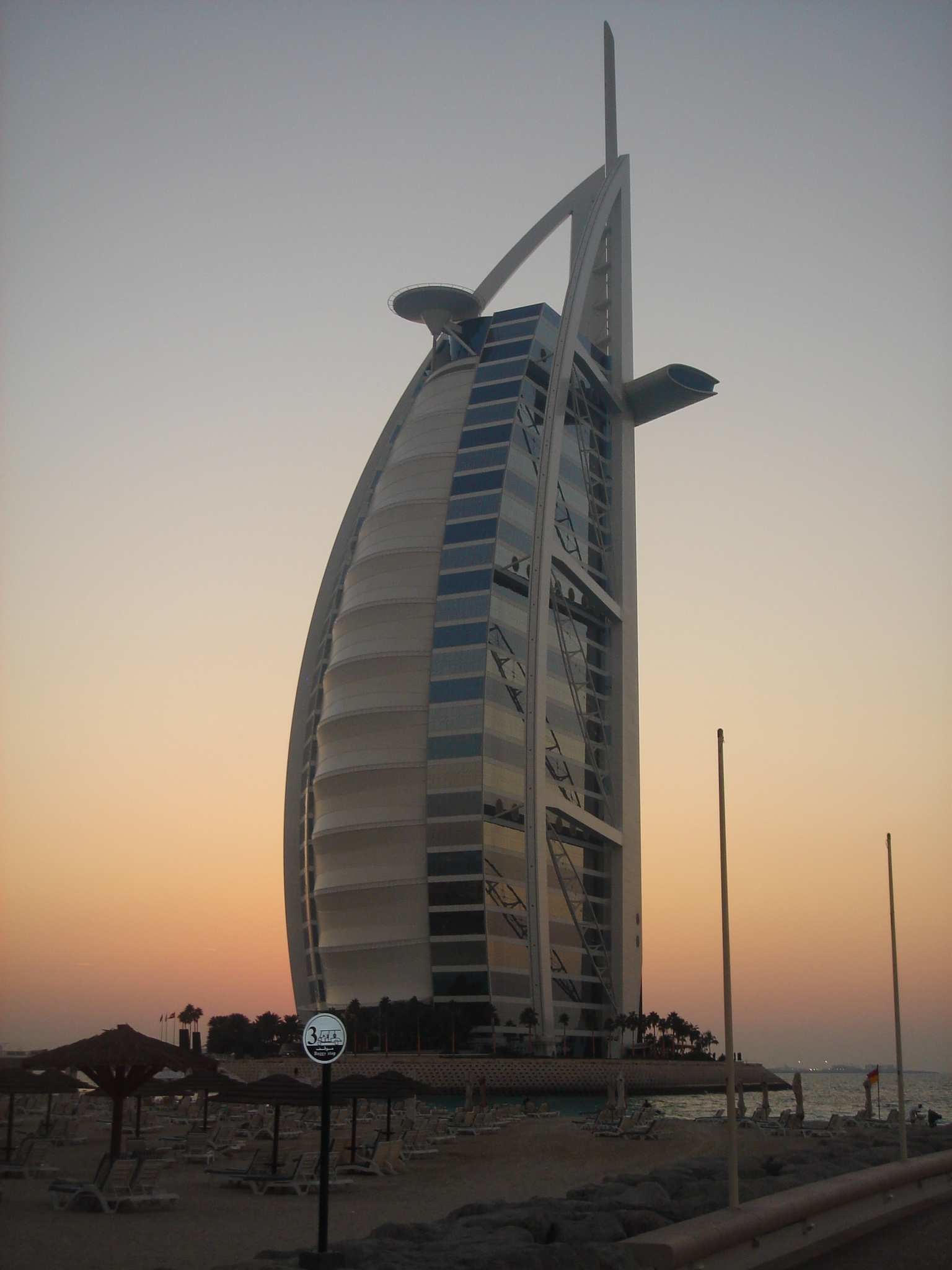 Burj Al Arab, Dubai, Hotel, Tramonto, QHD+, schermata di blocco iPad