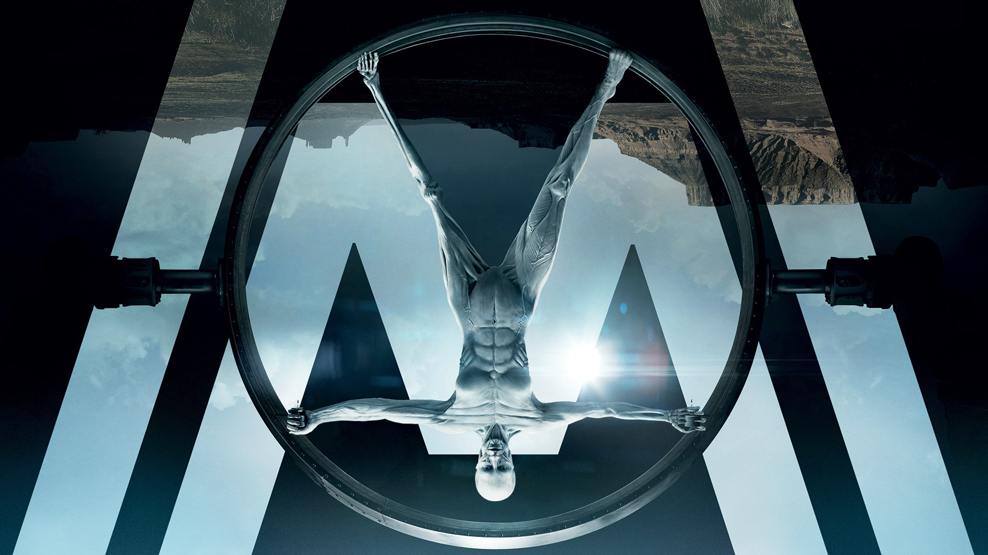 Westworld, Androide, Uomo vitruviano, Prospettiva capovolta, Full HD, wallpaper per PC