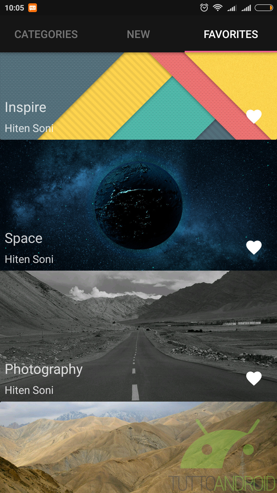 Backgrounds – Wallpapers è disponibile per Android gratuitamente supportata da annunci pubblicitari e acquisti in-app opzionali e richiede le autorizzazioni ..., schermata di blocco