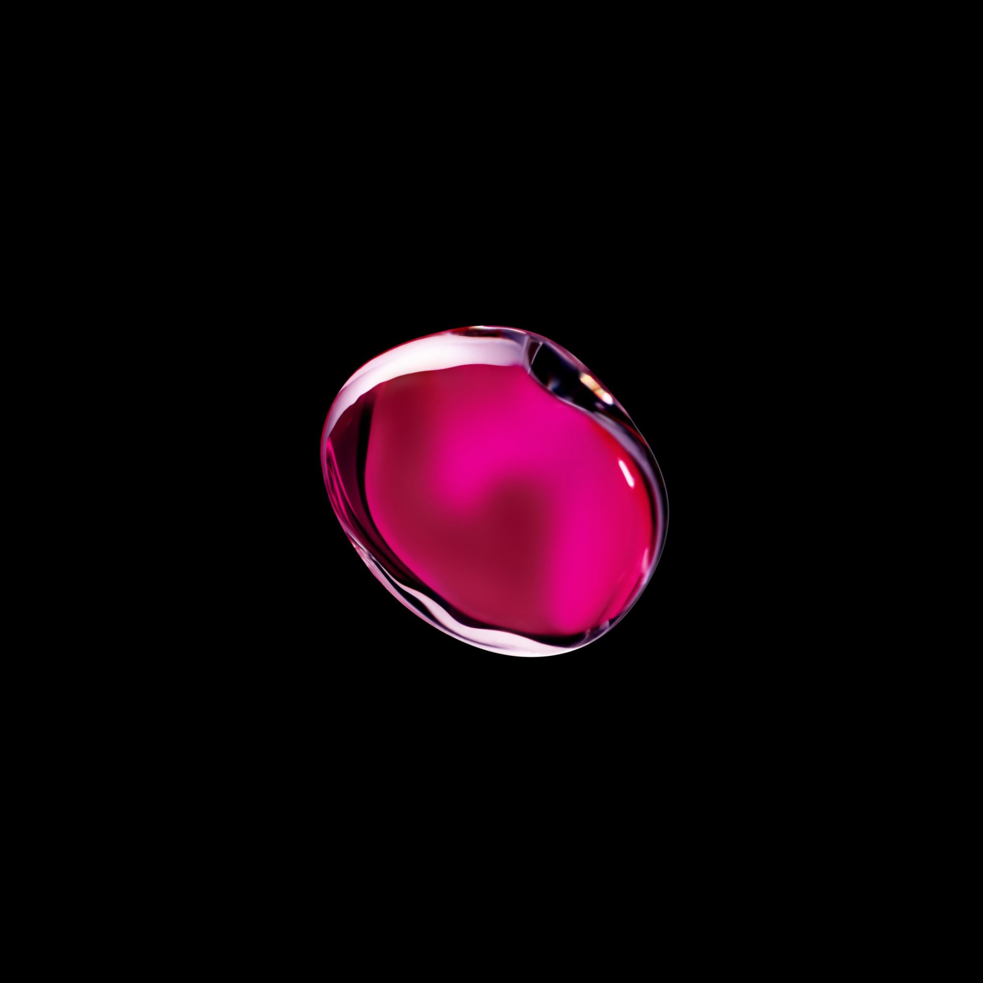 Bolla rosa, Sfondo nero, Macro, Full HD, schermata di blocco iPad
