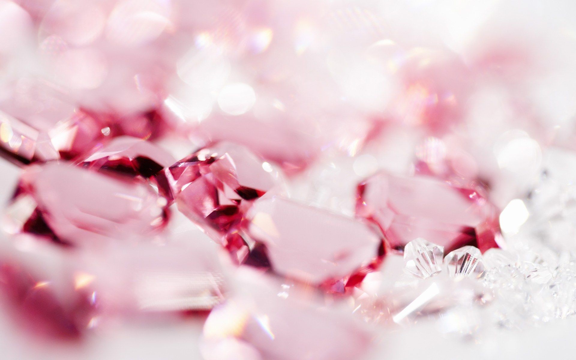 Cristalli rosa, Bokeh, Macro, 1920x1200, sfondo MacBook Pro