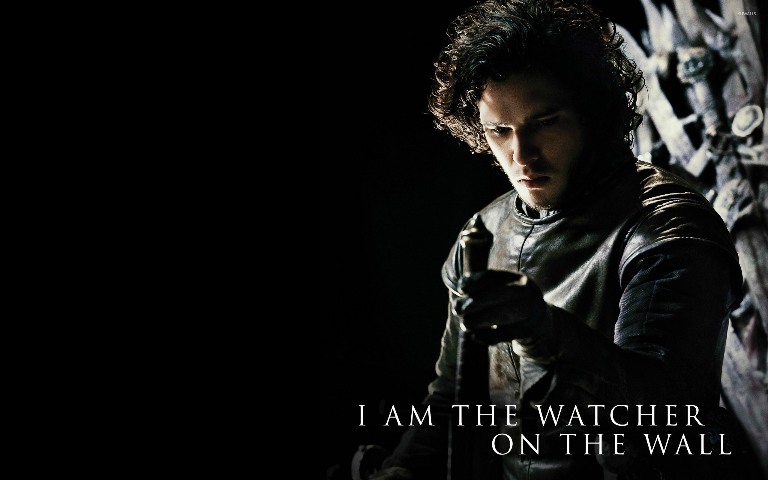 Jon Snow, Kit Harington, I Am the Watcher on the Wall, Il Trono di Spade, sfondo MacBook Pro