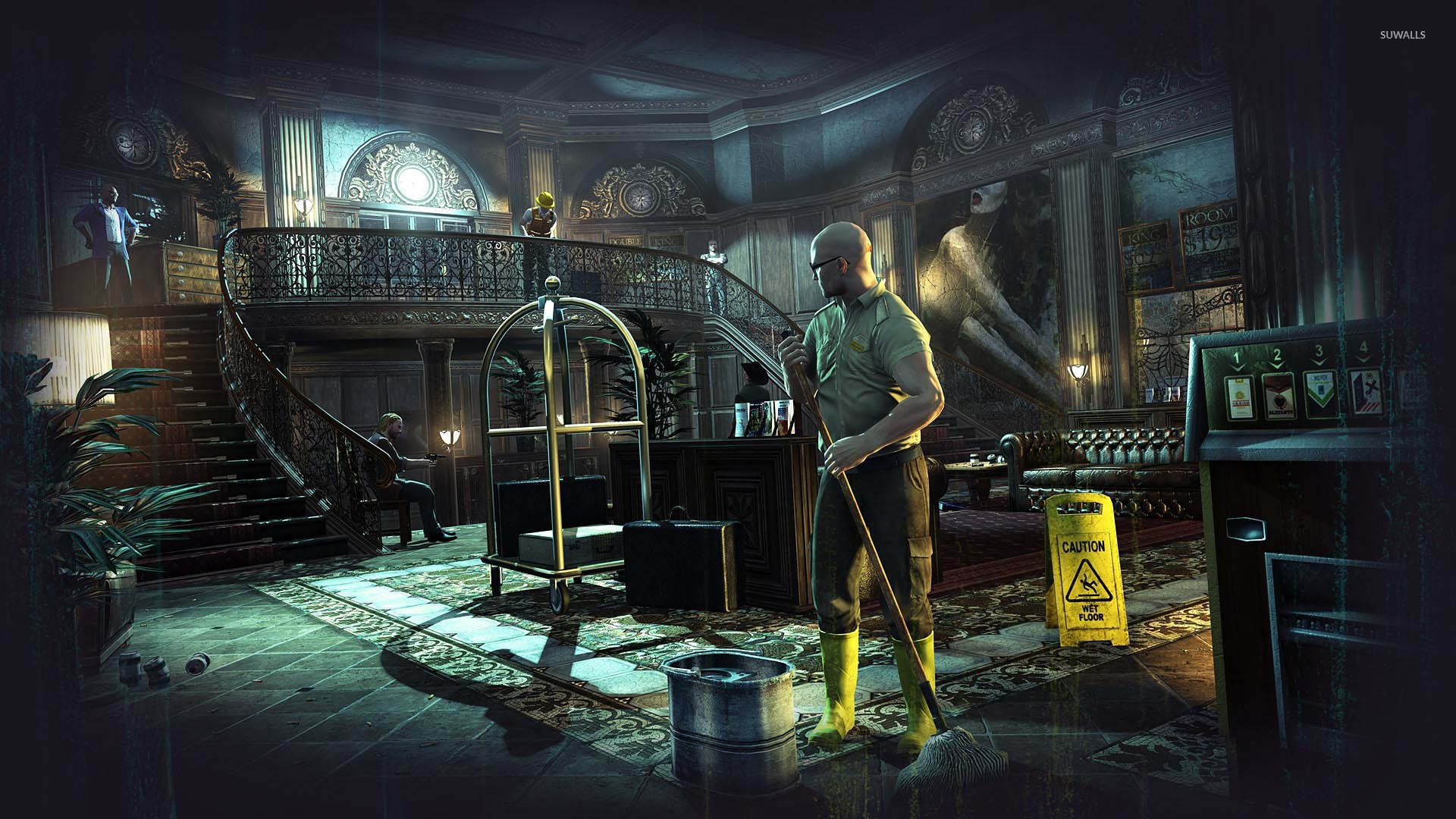 Hitman: Absolution, Hotel, Interno, Videogioco, Full HD, sfondo desktop