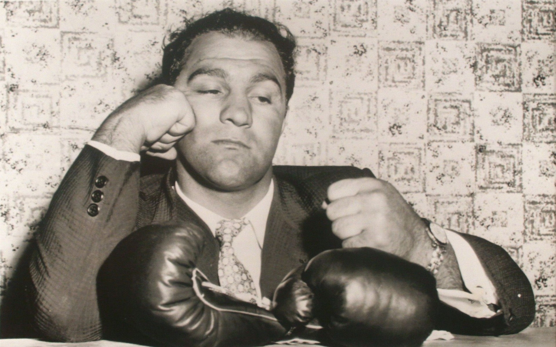 Rocky Marciano, Guantoni, Vintage, Pugile, 1920x1200, sfondo MacBook Pro