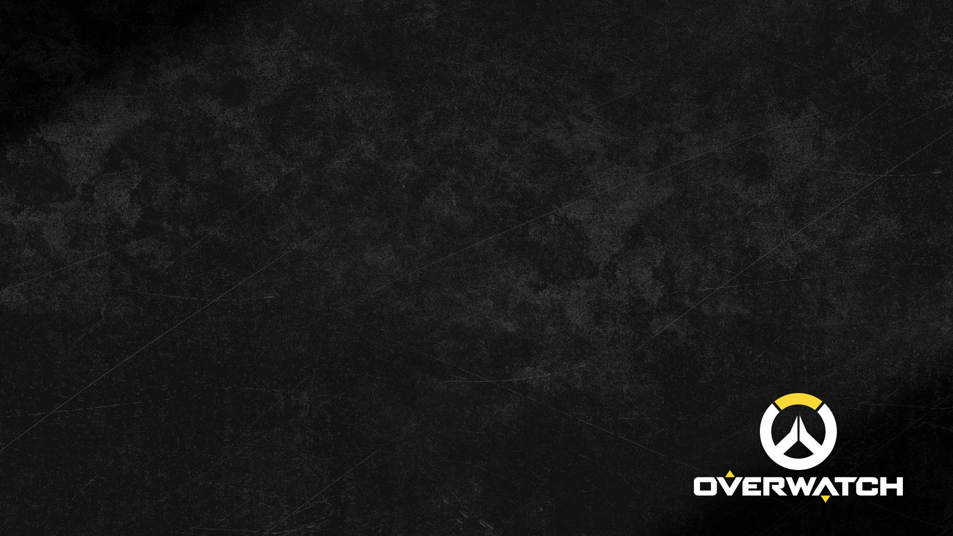 Logo di Overwatch, Overwatch, Minimalista, Sfondo nero, Full HD, wallpaper per computer