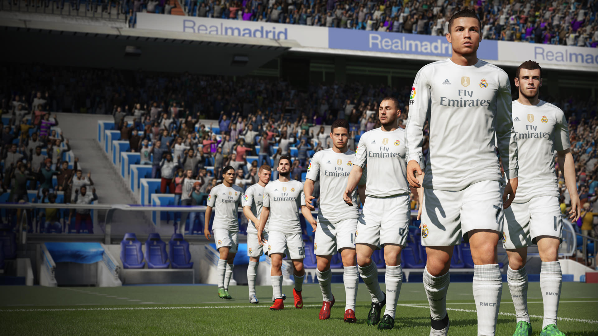 FIFA 17, Real Madrid, Cristiano Ronaldo, Ingresso in campo, 1920x1080, sfondo per PC